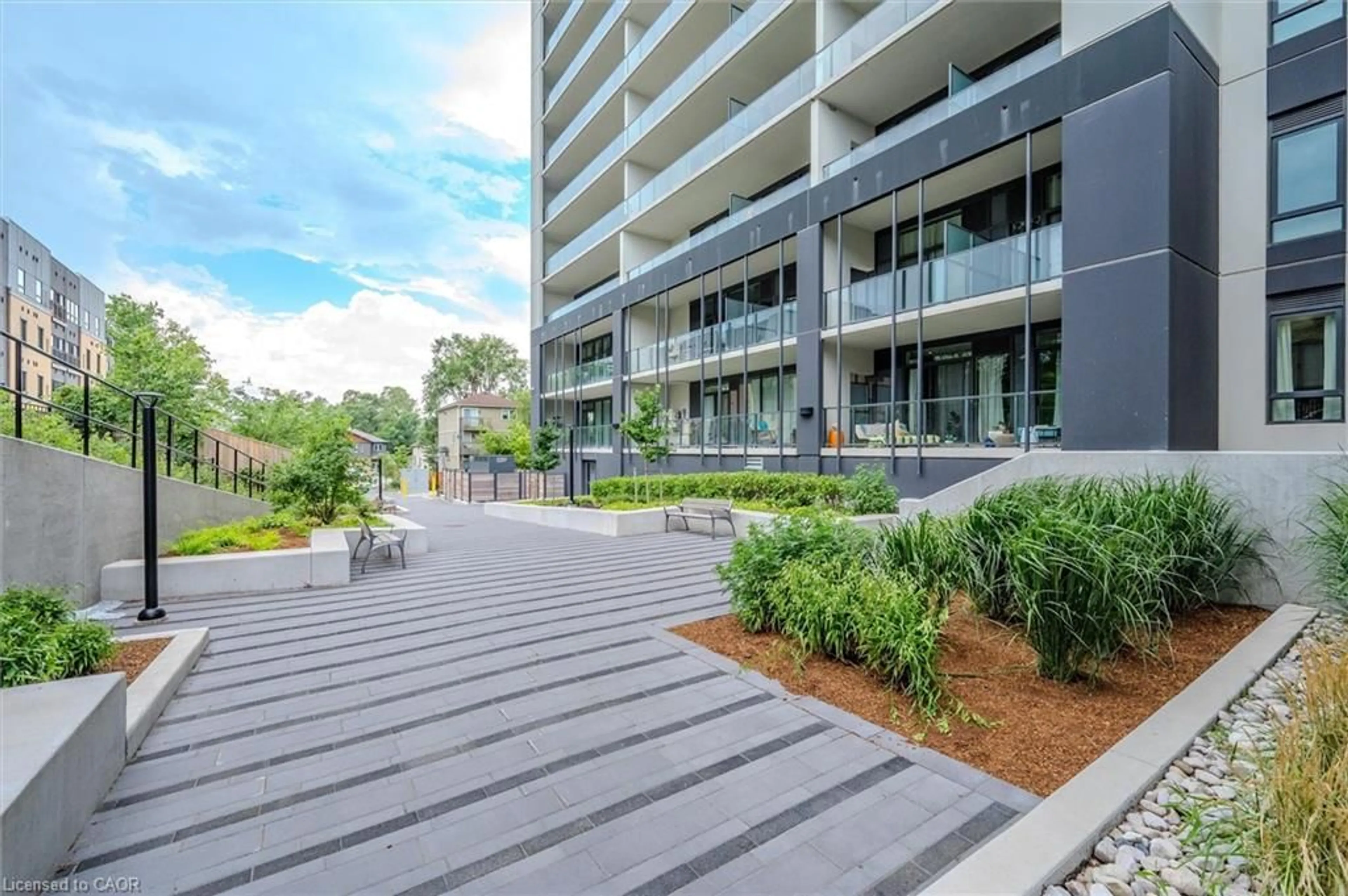 Patio, street for 741 King St #501, Kitchener Ontario N2G 4K9