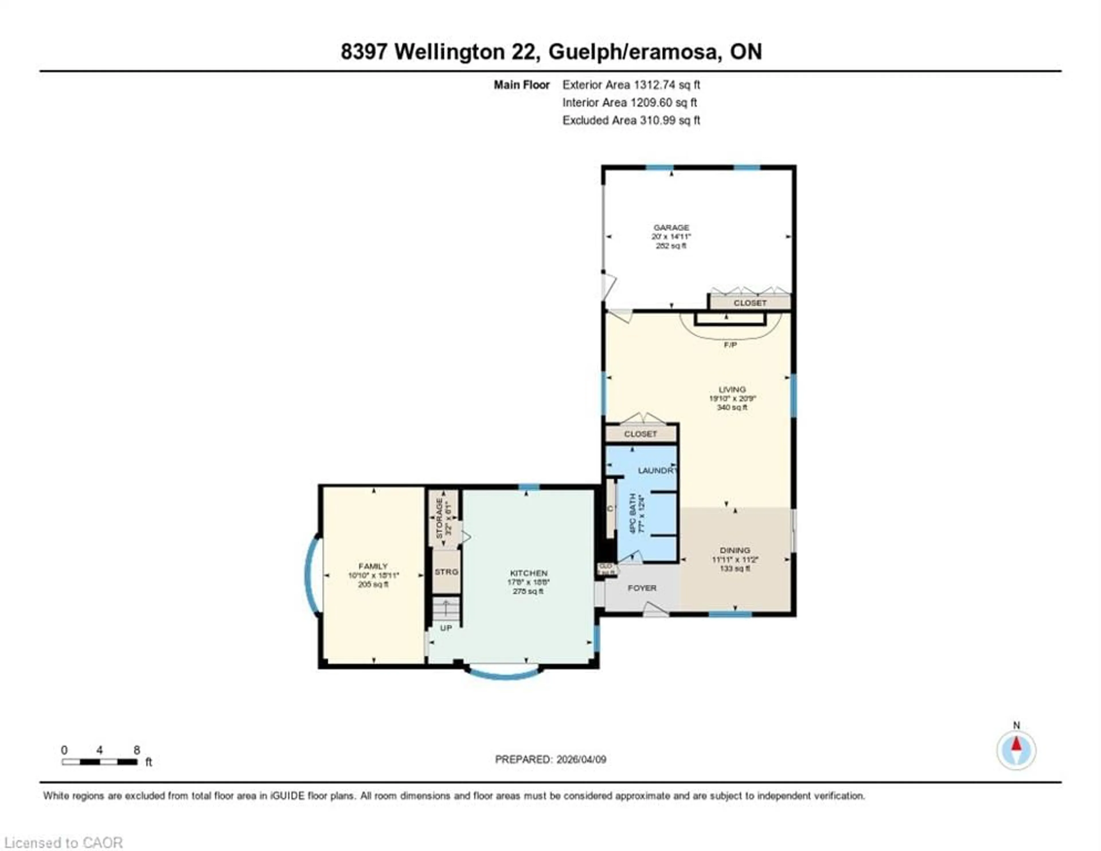 Floor plan for 8397 Wellington Road 22, Rockwood Ontario N0B 2K0