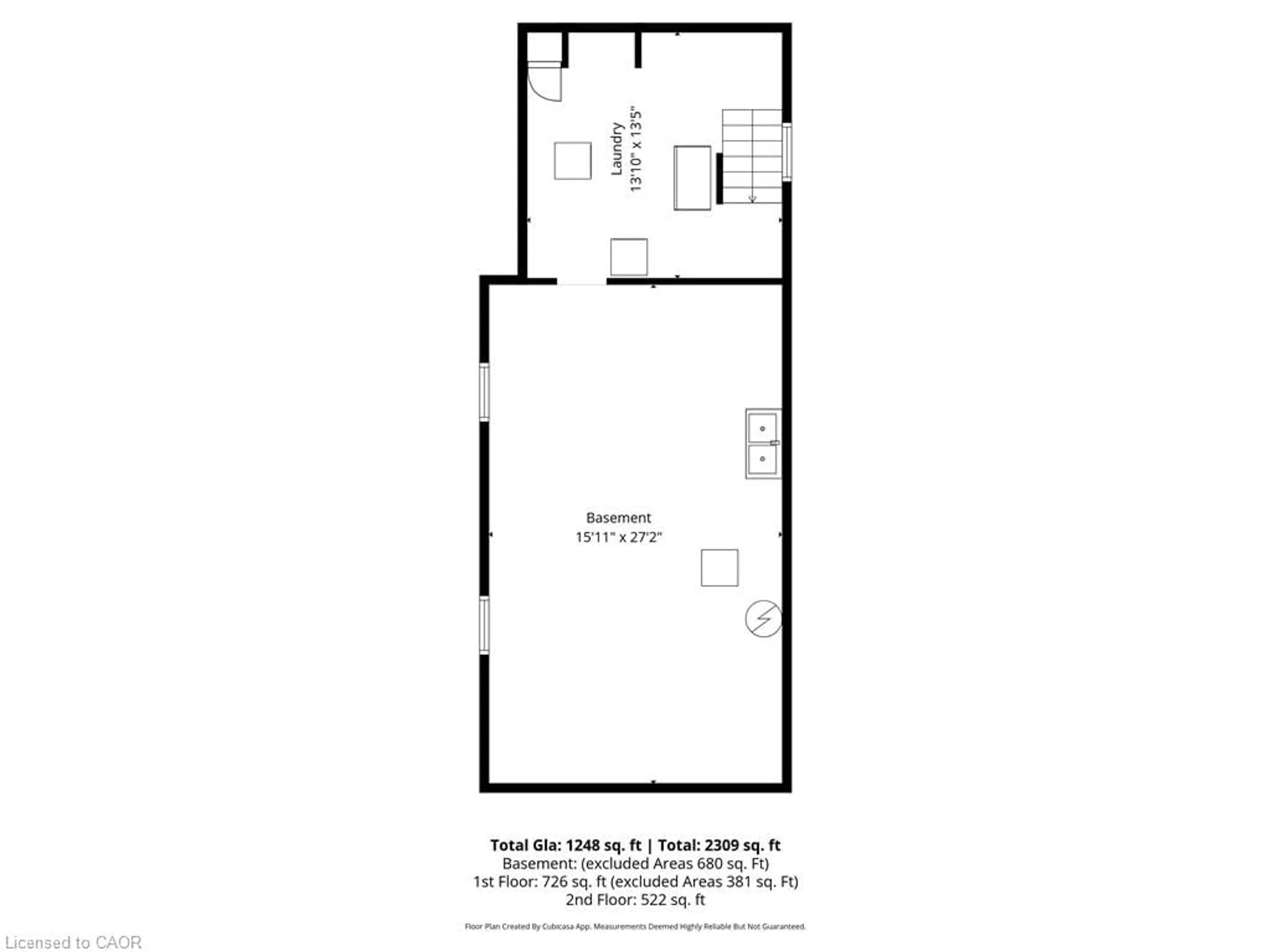 Floor plan for 42 Patterson St, Simcoe Ontario N3Y 1J2
