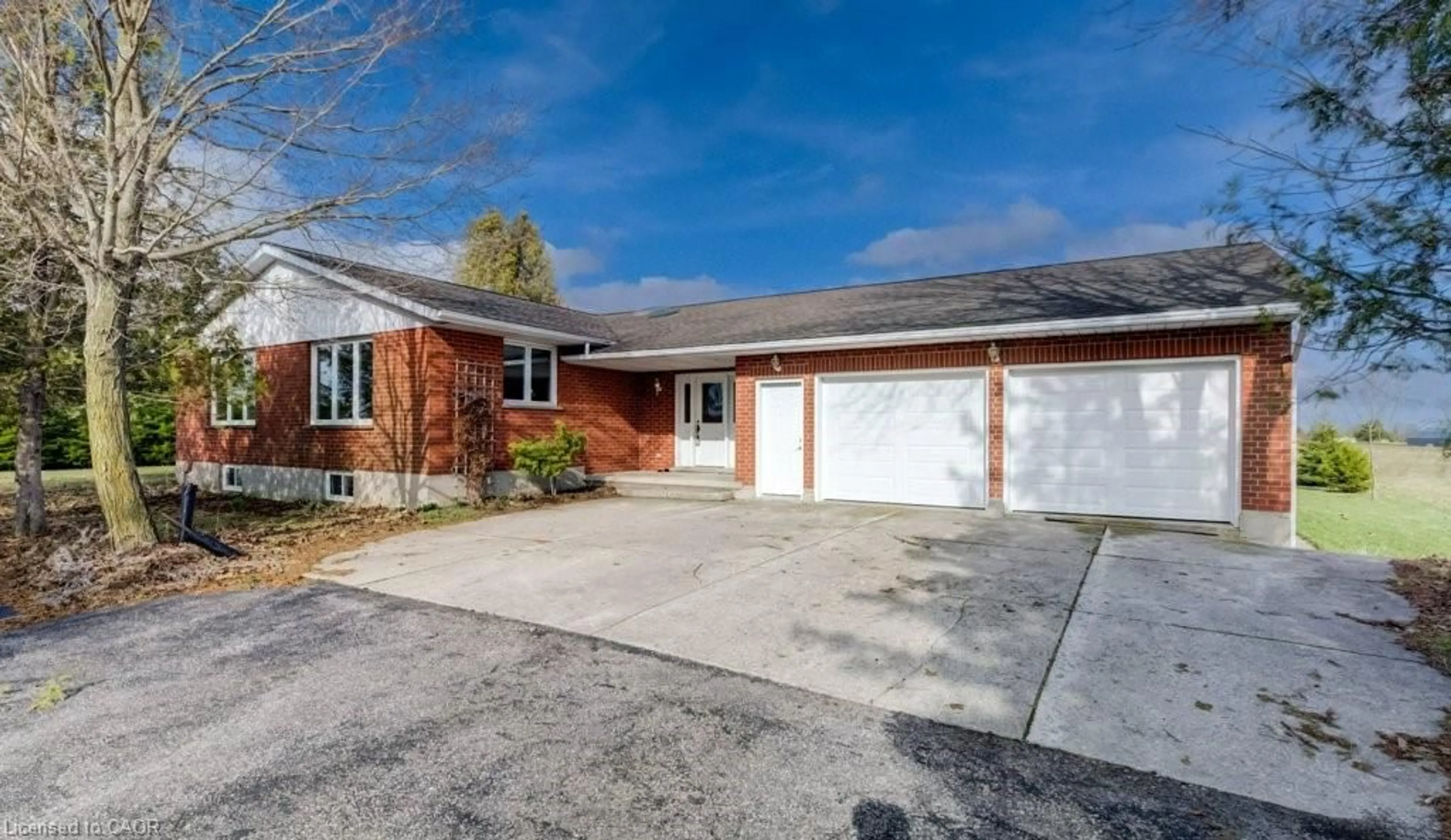 Home with brick exterior material, street for 4137 Wilmot Easthope Rd, New Hamburg Ontario N3A 3S6