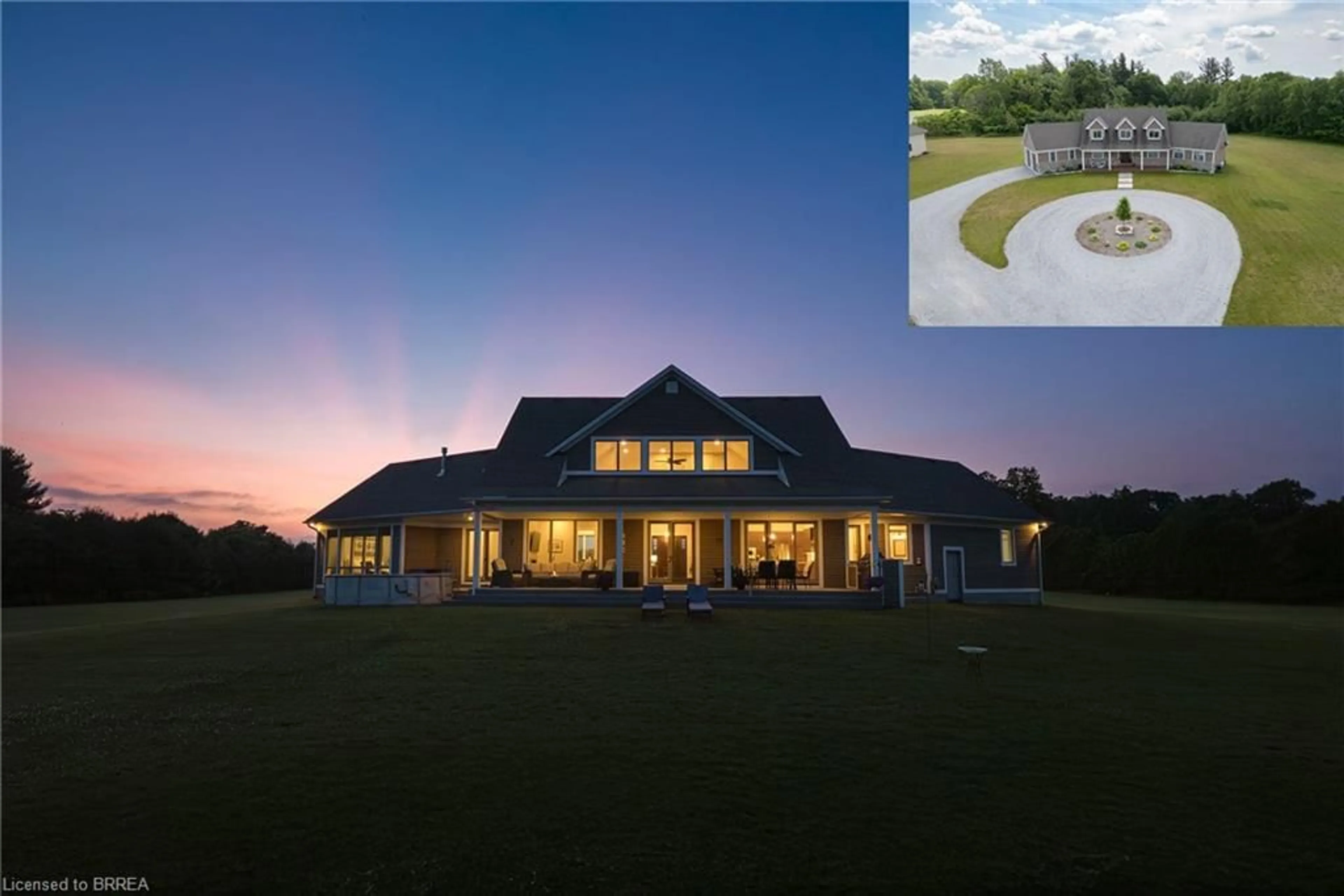 A pic from outside/outdoor area/front of a property/back of a property/a pic from drone, water/lake/river/ocean view for 792 Charlotteville Road 8, Simcoe Ontario N3Y 4K5