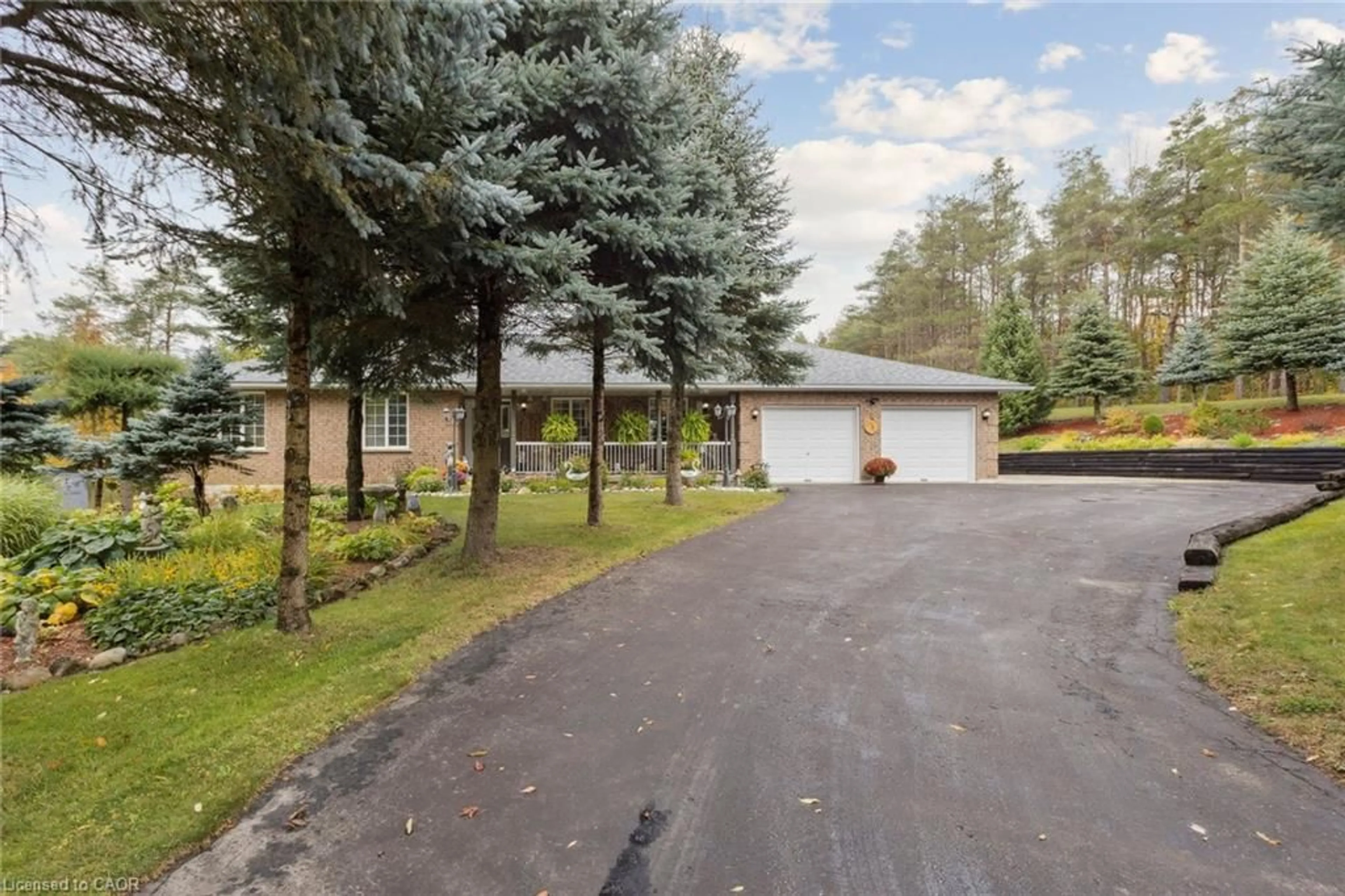 A pic from outside/outdoor area/front of a property/back of a property/a pic from drone, street for 122769 Grey Road 9, West Grey Ontario N0G 1C0