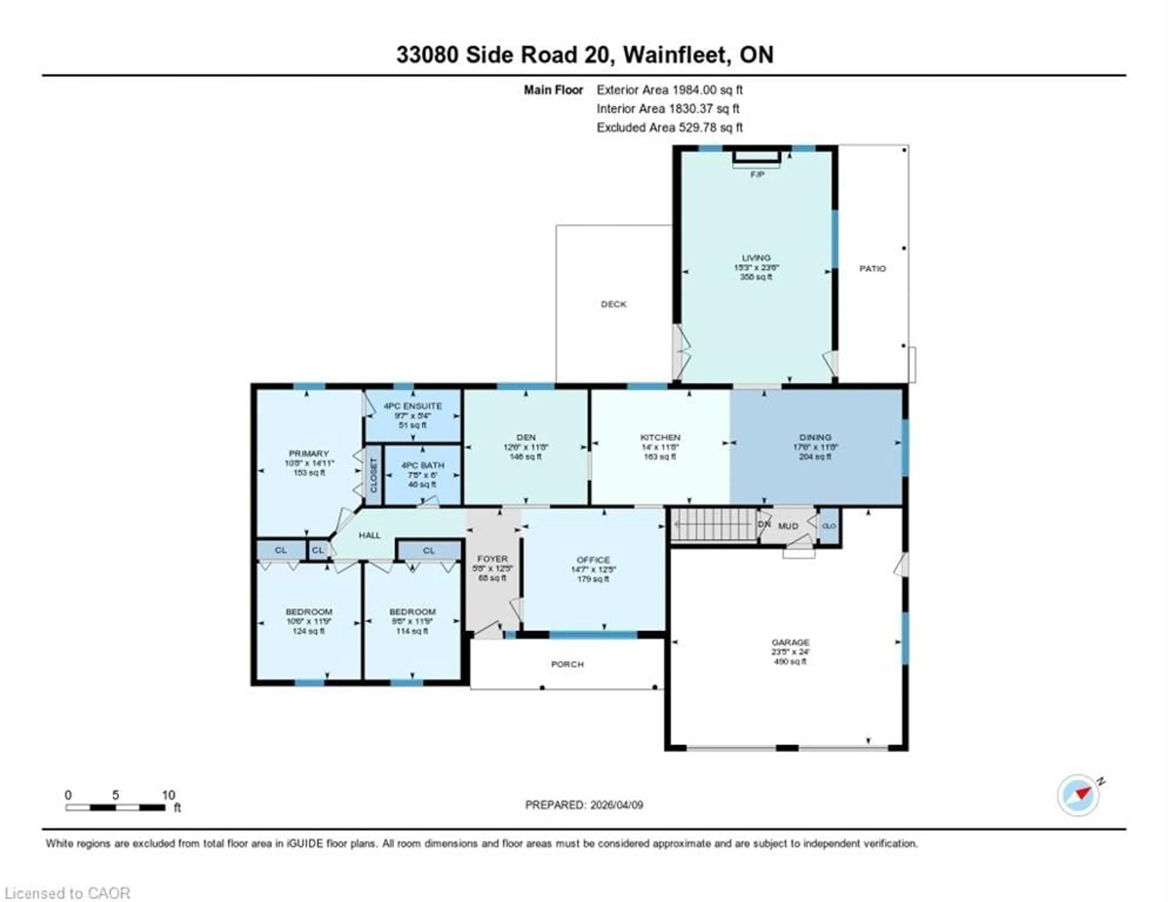 Floor plan for 32080 Side Road 20, Wainfleet Ontario L0S 1V0