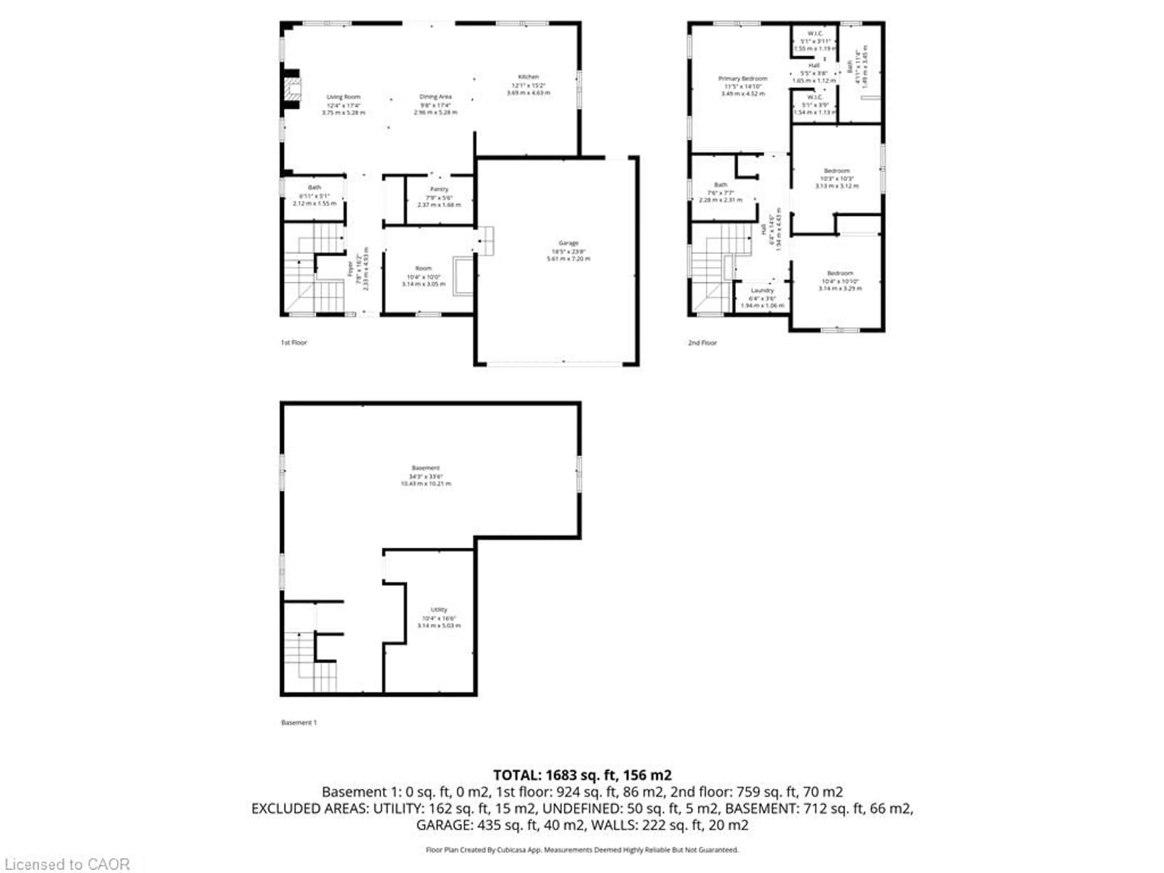 Floor plan for 3549 Canfield Cres, Stevensville Ontario L0S 1S0