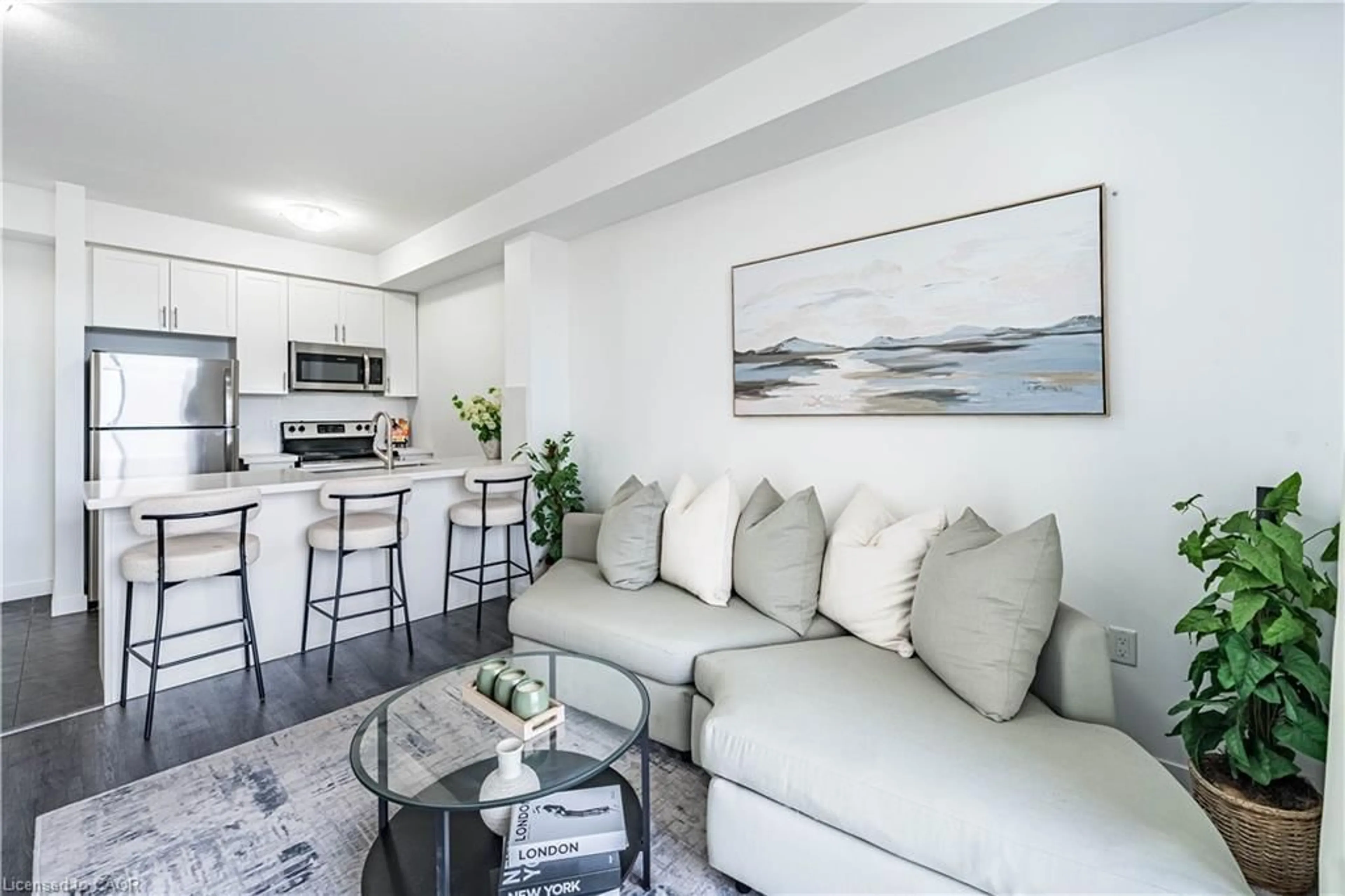 Living room with furniture, unknown for 125 Shoreview Pl #337, Hamilton Ontario L8E 0K3