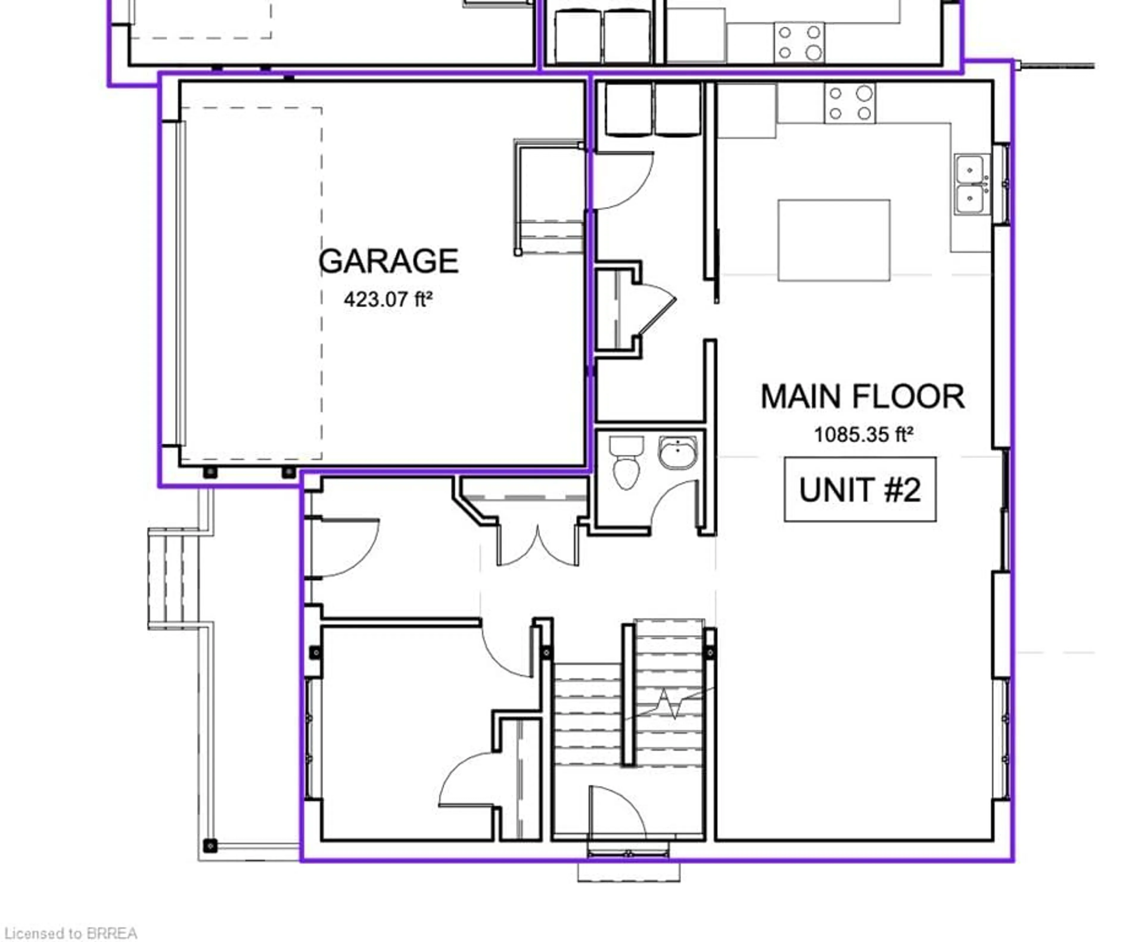 Floor plan for 3985B Milton St, Shakespeare Ontario N0B 2P0