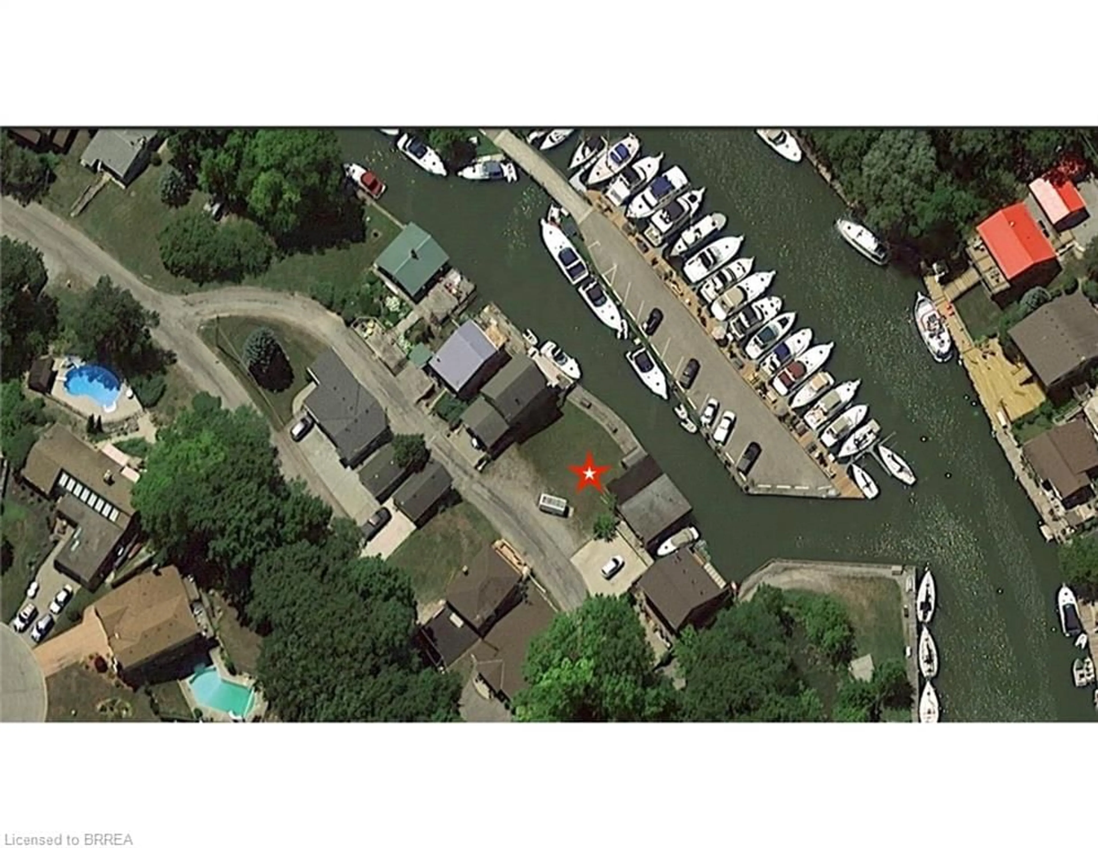 A pic from outside/outdoor area/front of a property/back of a property/a pic from drone, water/lake/river/ocean view for LOT 2 Douglas St, Port Dover Ontario N0A 1N7