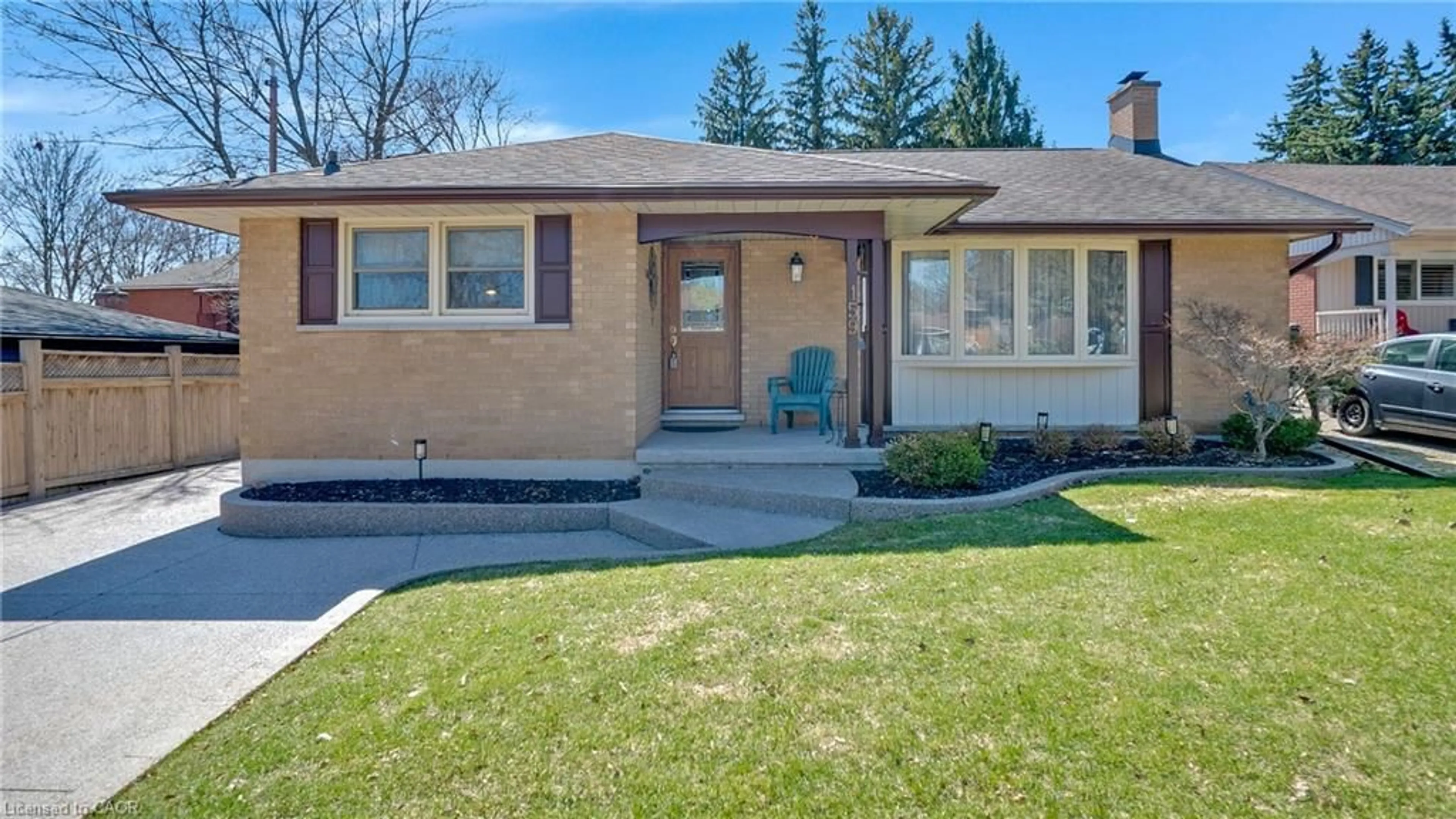 Home with brick exterior material, street for 159 Elkington Dr, Kitchener Ontario N2B 1S1