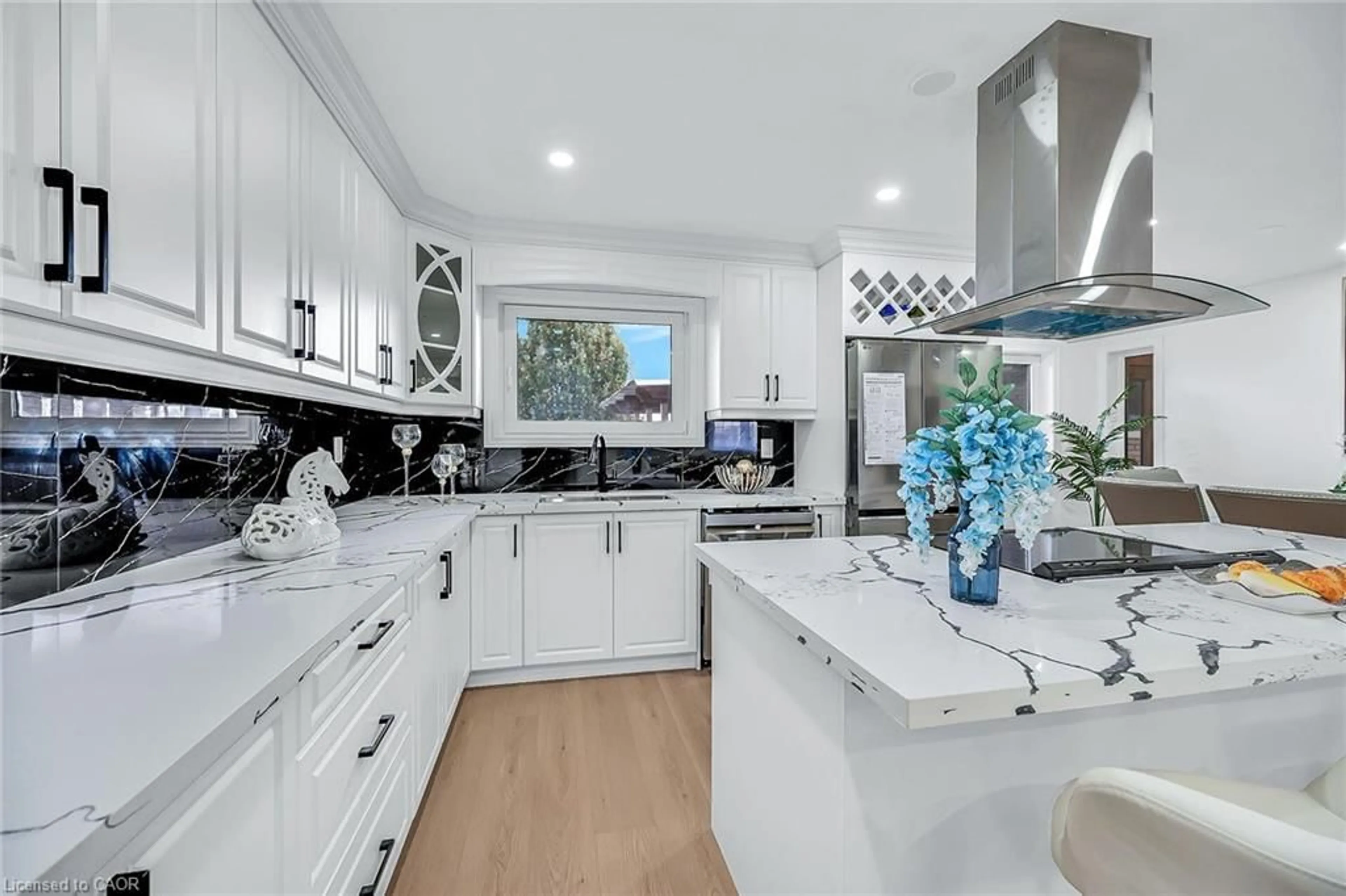 Contemporary kitchen, ceramic/tile floor for 120 Second Rd, Stoney Creek Ontario L8J 3J2