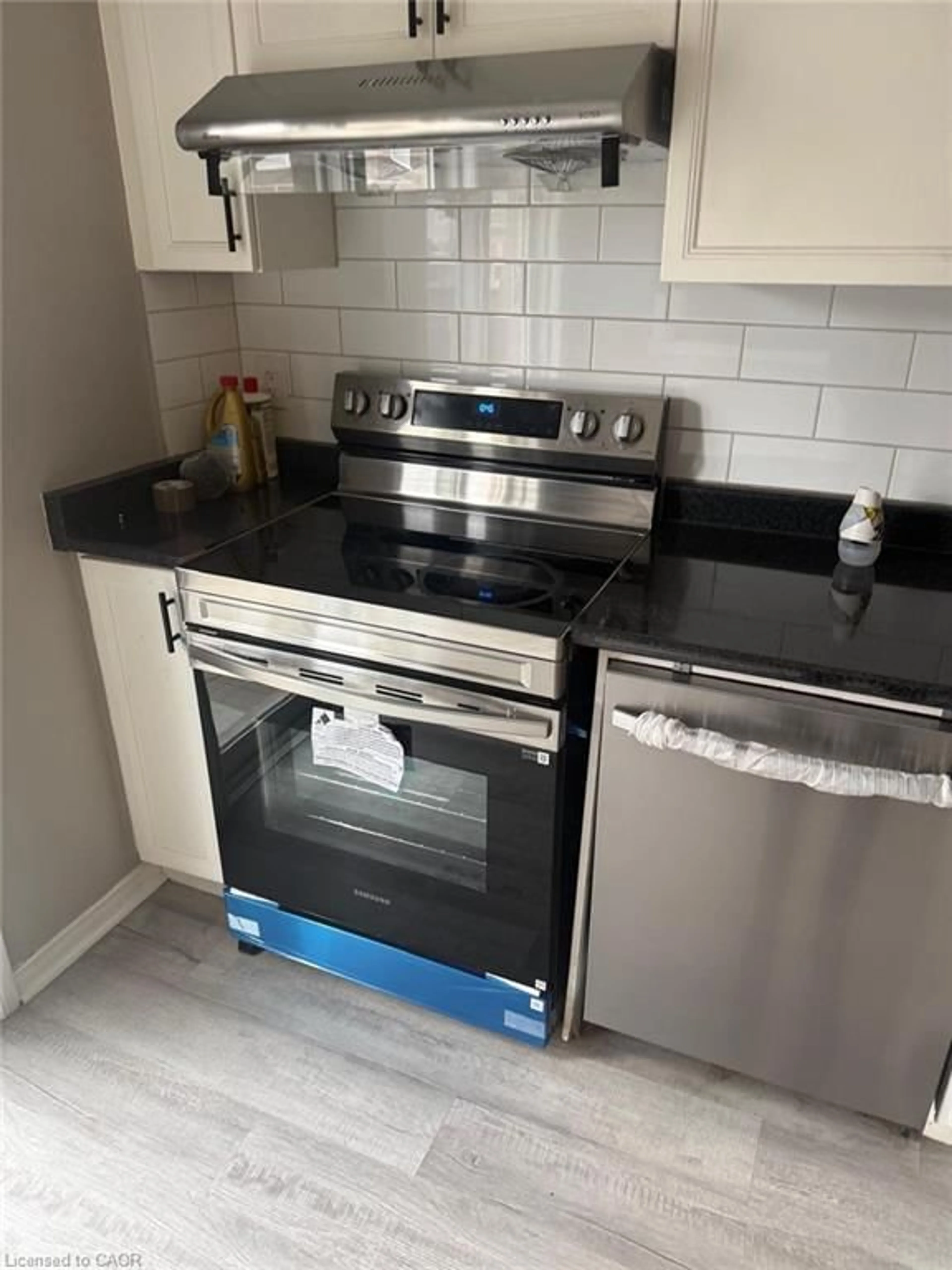 Standard kitchen, ceramic/tile floor for 63 Wickstead Crt #33, Brampton Ontario L6R 1N8