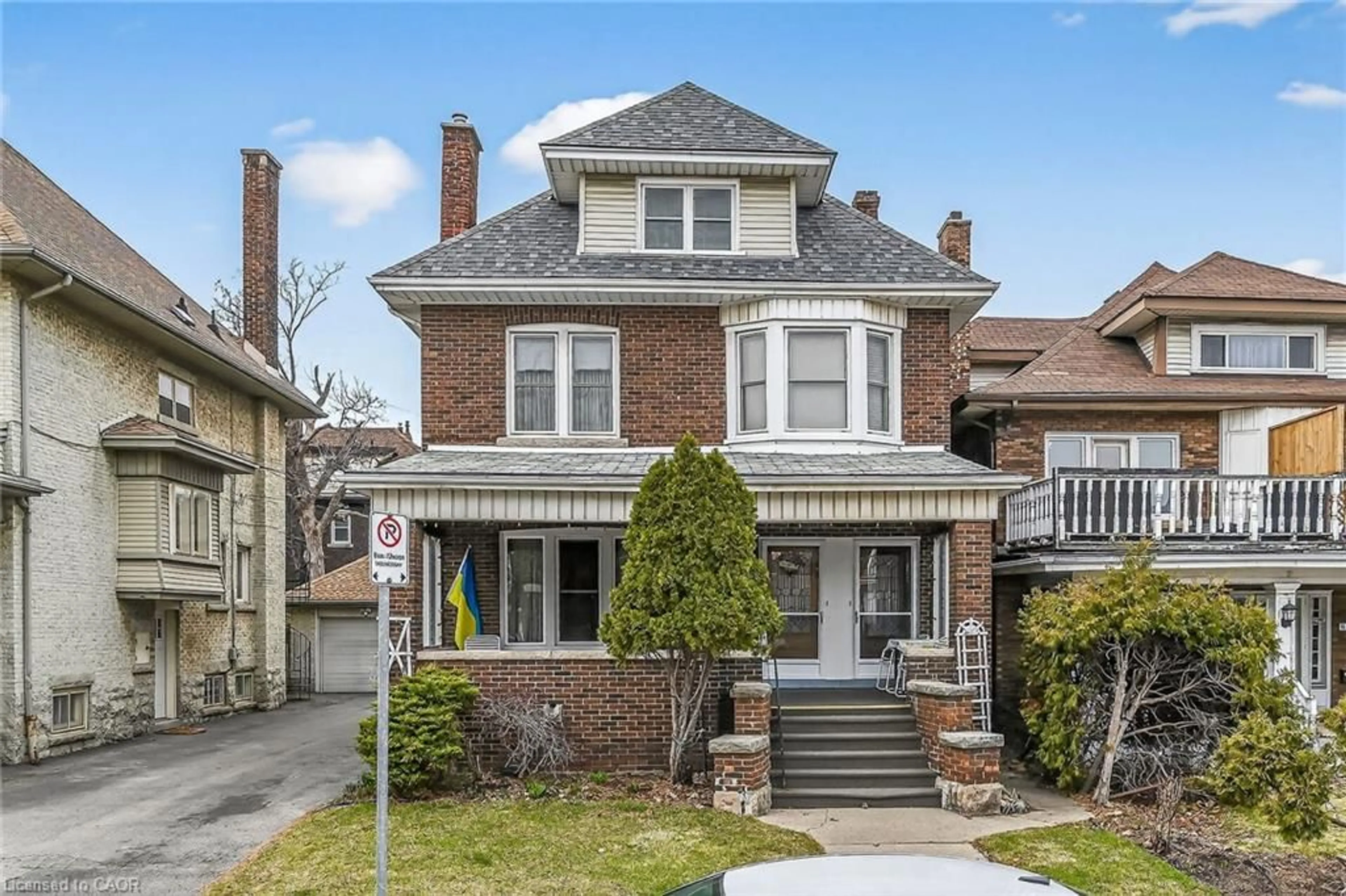 Home with brick exterior material, street for 96 Barnesdale Blvd, Hamilton Ontario L8M 2V6