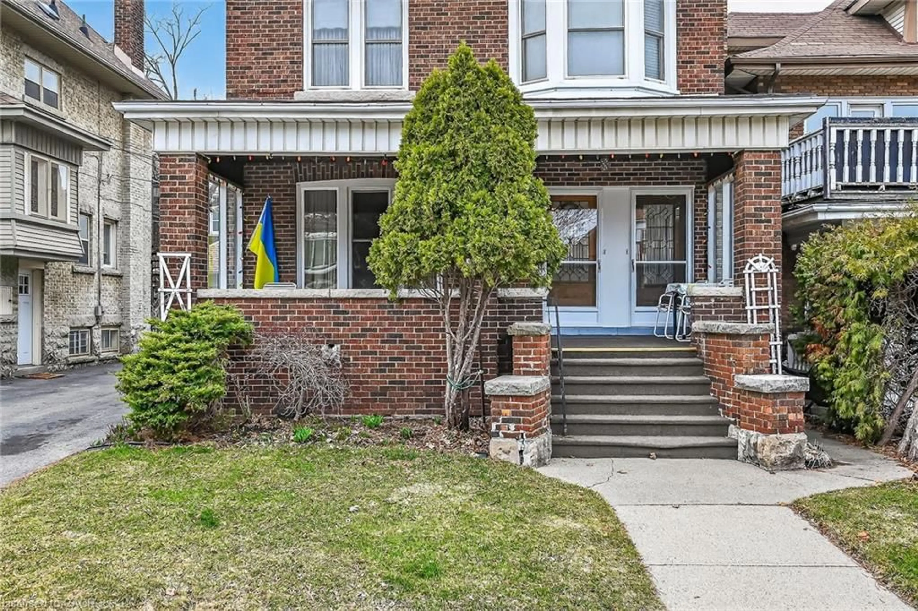 Home with brick exterior material, street for 96 Barnesdale Blvd, Hamilton Ontario L8M 2V6