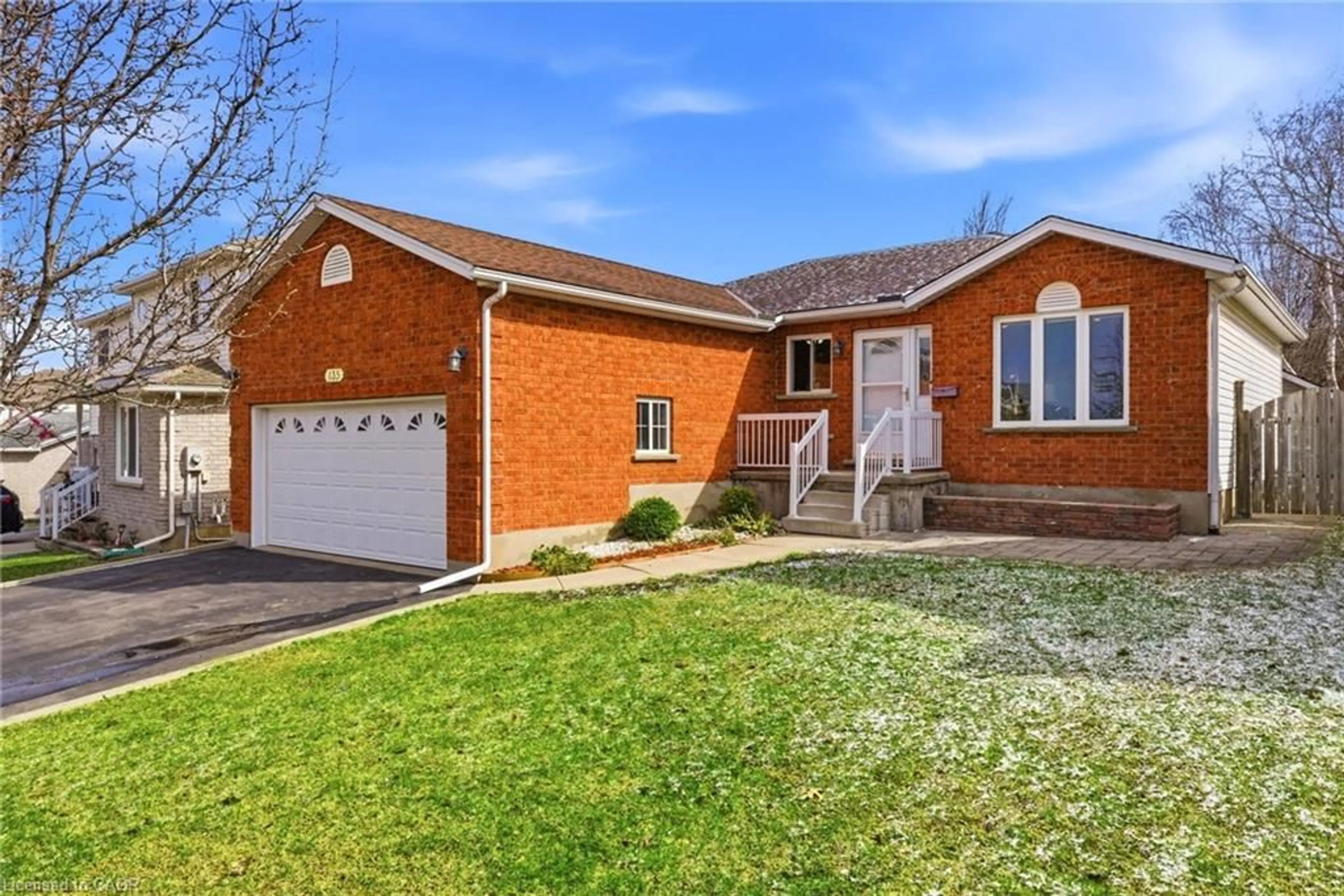 Home with brick exterior material, street for 135 Stirling Macgregor Dr, Cambridge Ontario N1S 5A1