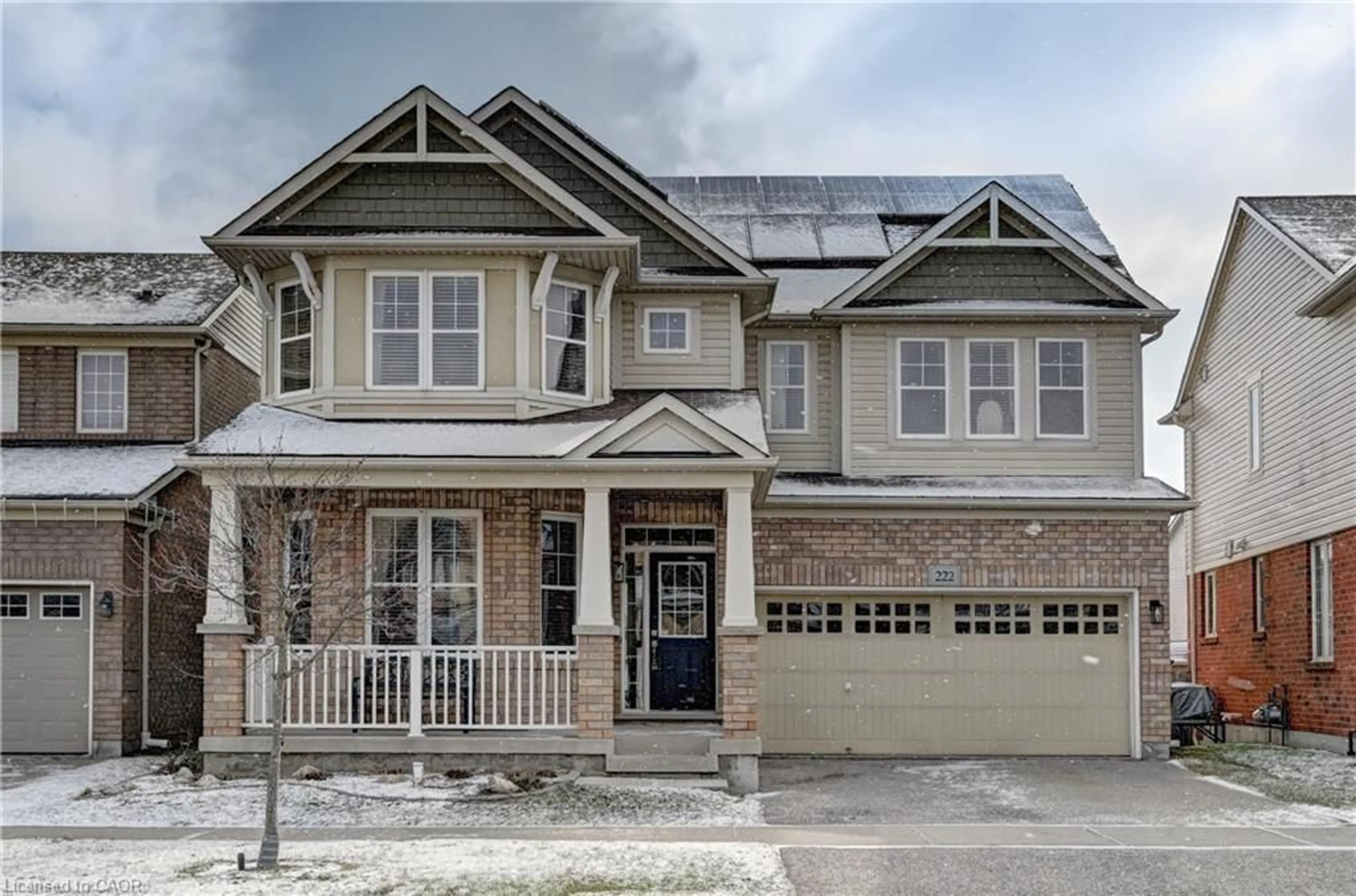 Home with brick exterior material, street for 222 Baldwin Dr, Cambridge Ontario N3C 0B3