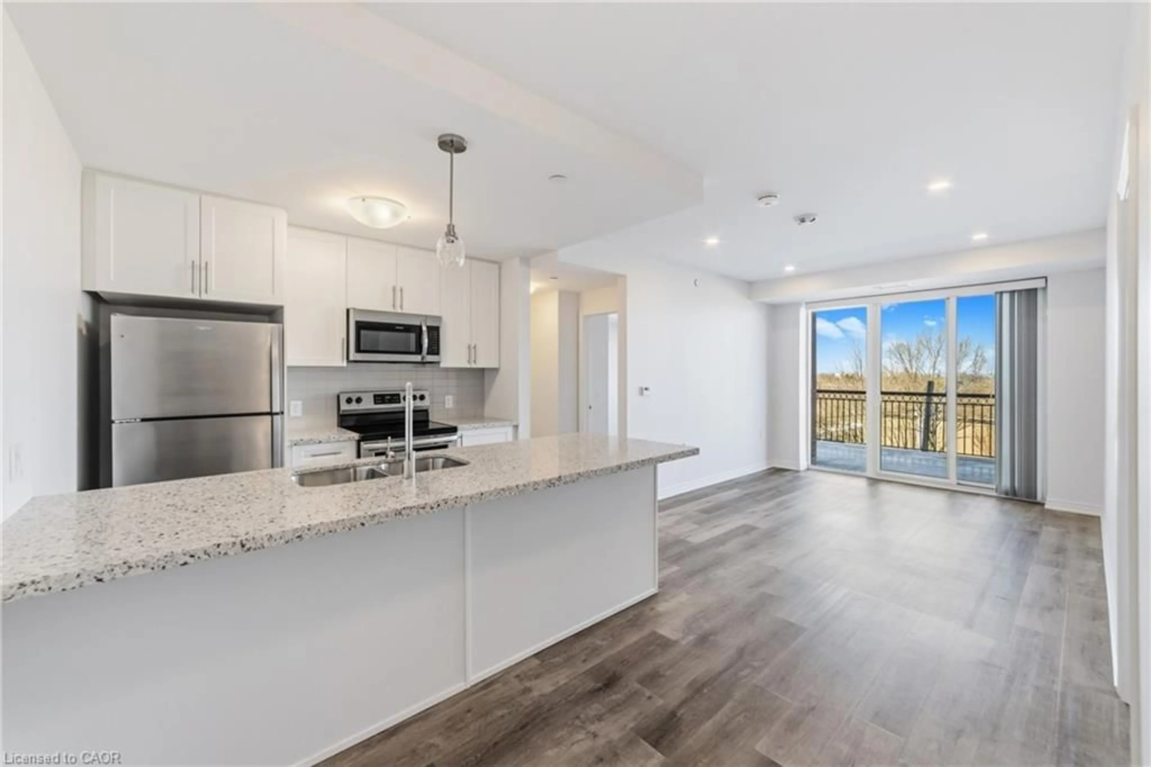 Open concept kitchen, unknown for 2750 King St #302, Hamilton Ontario L8G 1J4