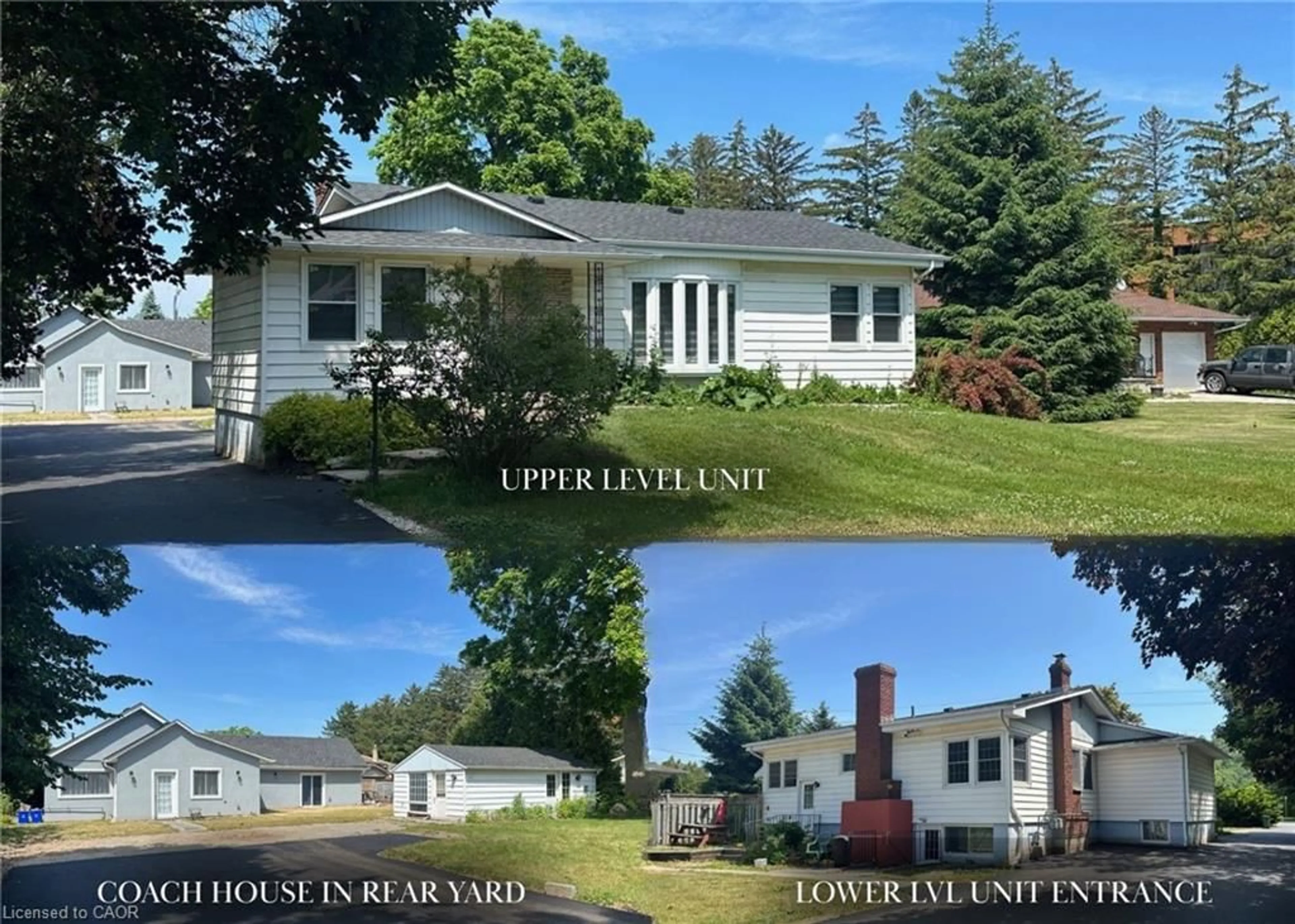 A pic from outside/outdoor area/front of a property/back of a property/a pic from drone, street for 251 King St, Stoney Creek Ontario L8G 1L9