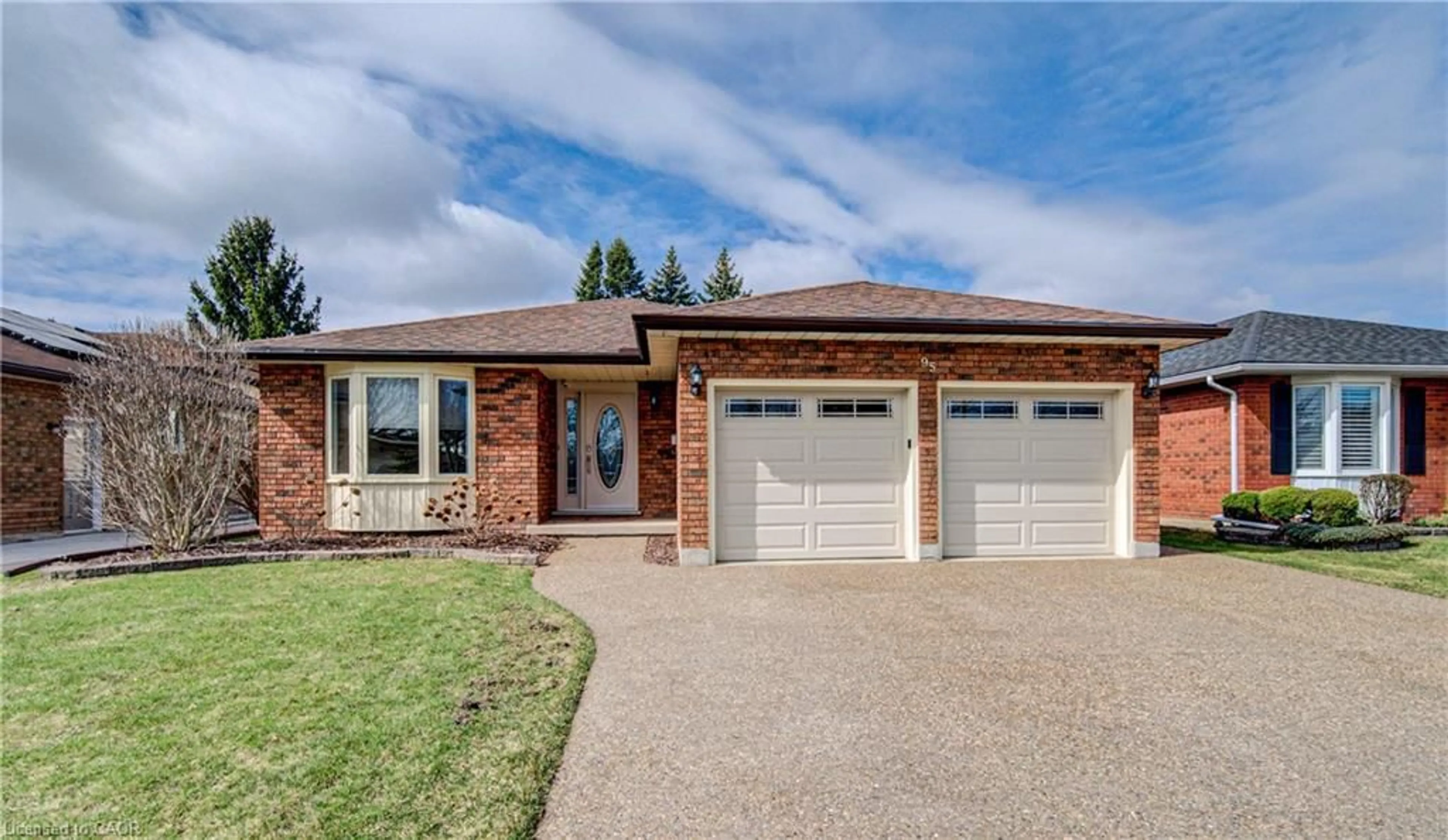 Home with brick exterior material, street for 95 Brierdale Dr, Kitchener Ontario N2A 3R5