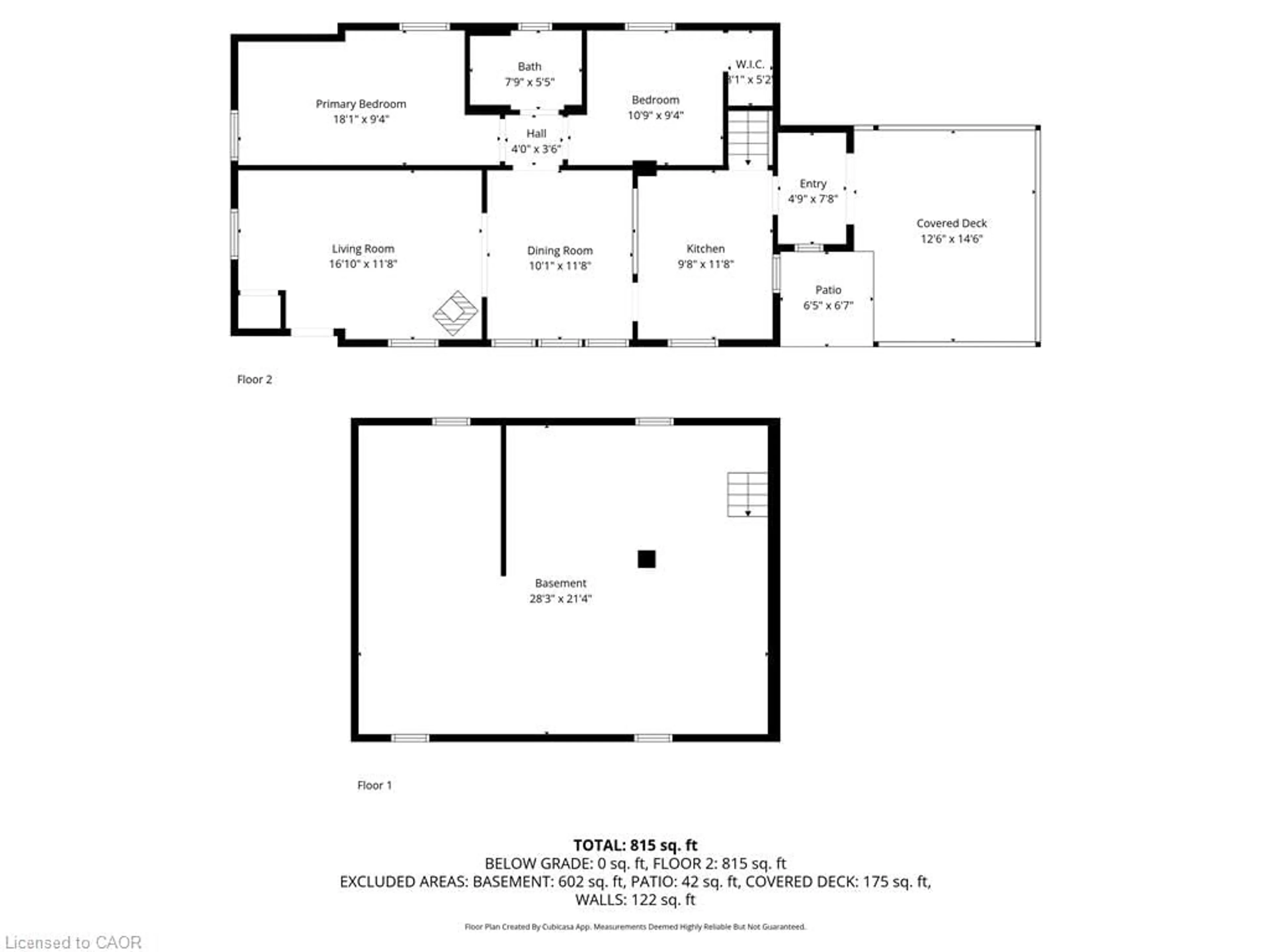 Floor plan for 119 Port Robinson Rd, Fonthill Ontario L0S 1E0