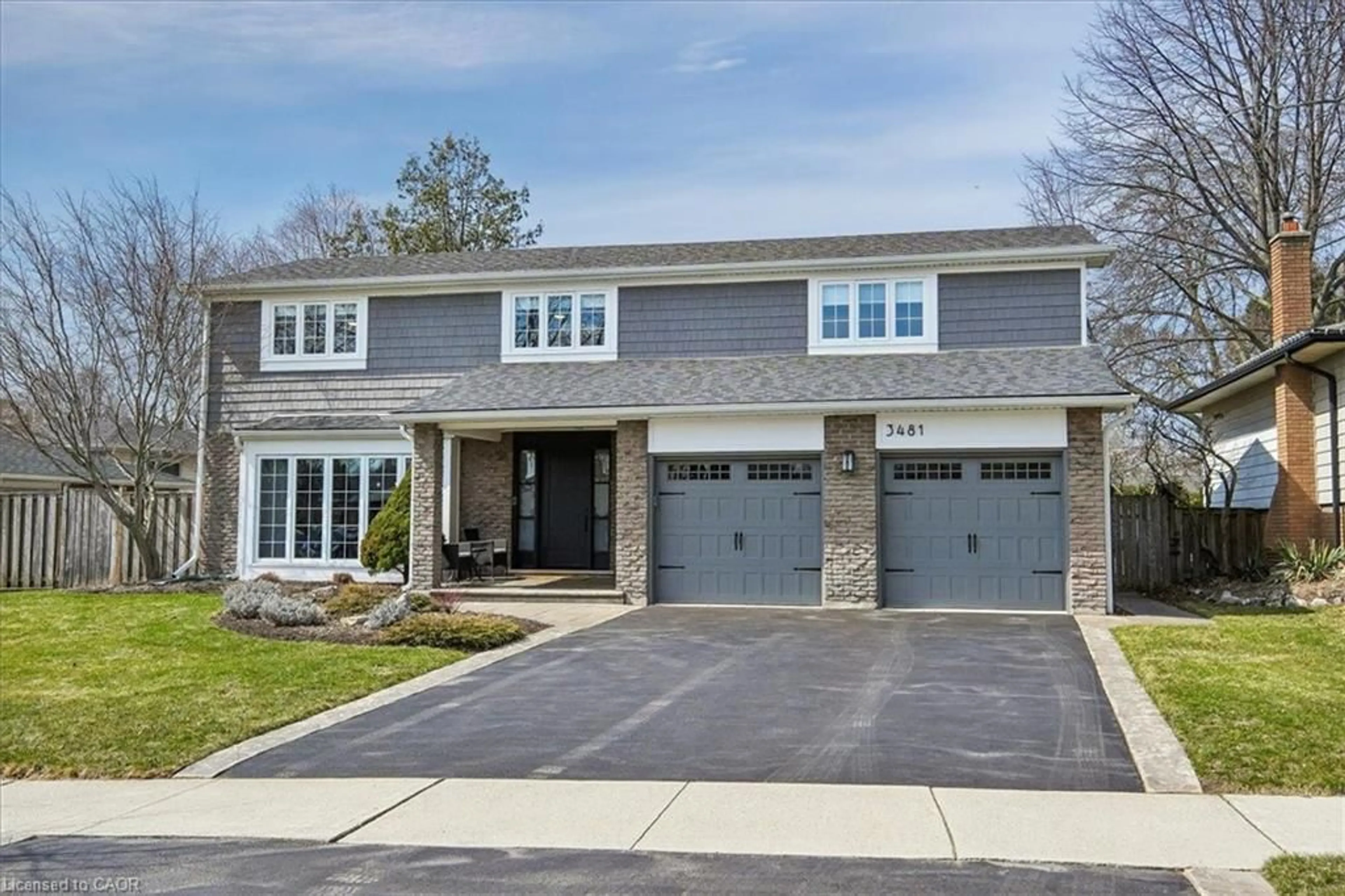 Home with brick exterior material, street for 3481 Regal Rd, Burlington Ontario L7N 1M2