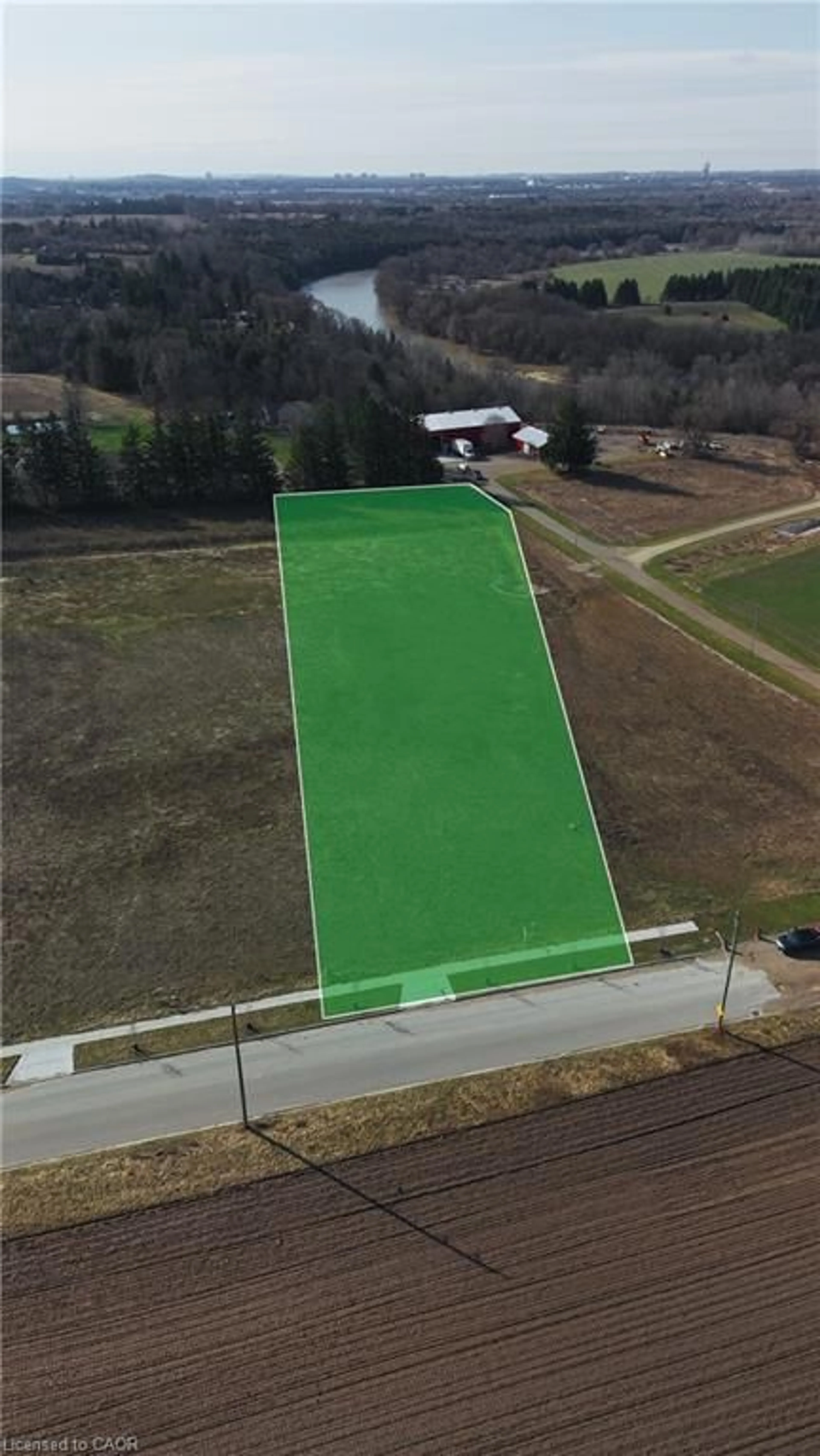 A pic from outside/outdoor area/front of a property/back of a property/a pic from drone, unknown for 1070 Snyders Flats Rd, Bloomingdale Ontario N0B 1K0