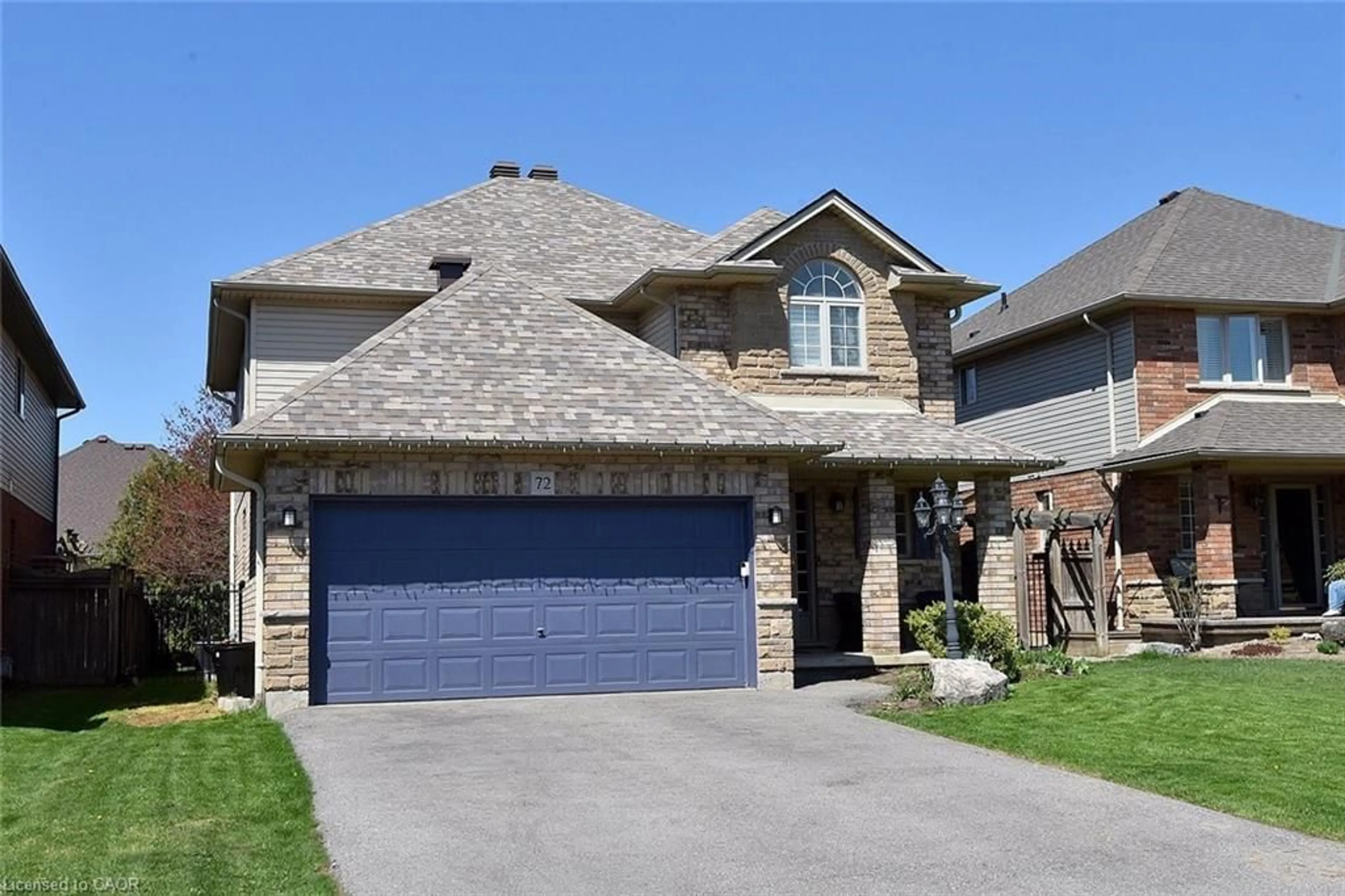 Home with brick exterior material, street for 72 Etherington Cres, Binbrook Ontario L0R 1C0