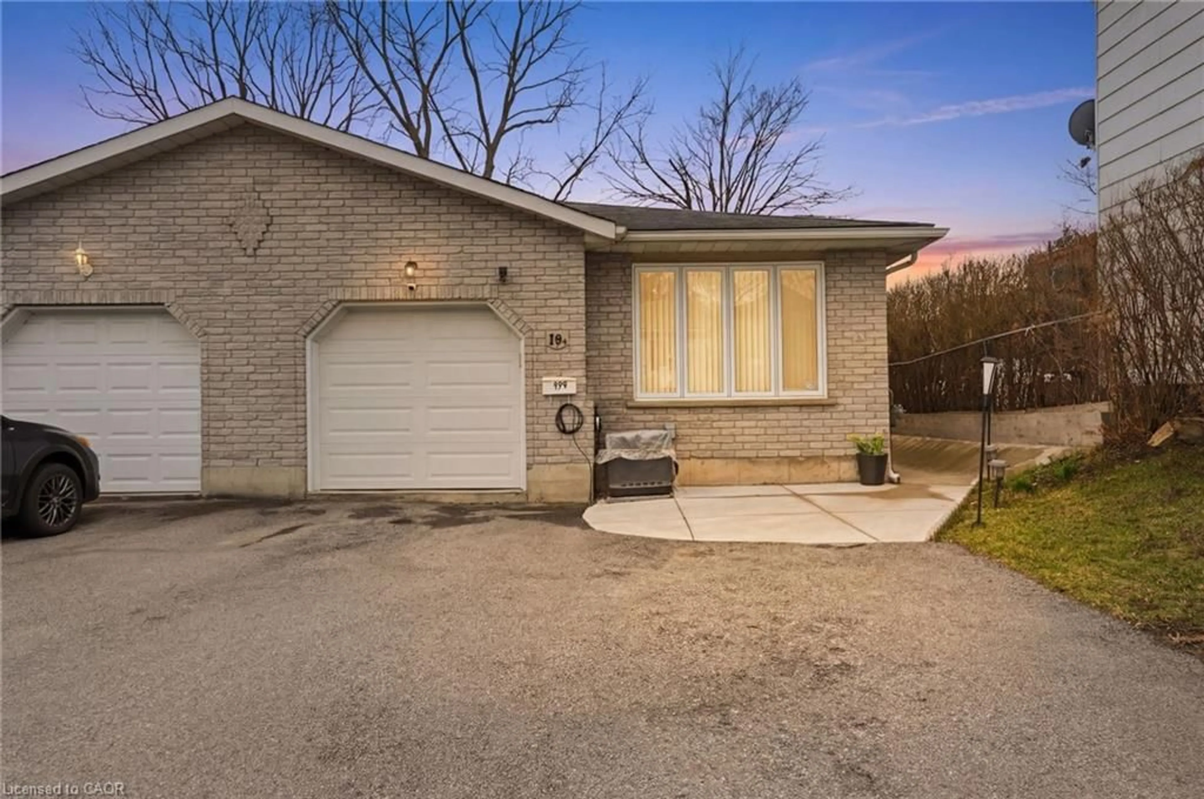 Home with brick exterior material, street for 19B Dundas St, Paris Ontario N3L 1E9