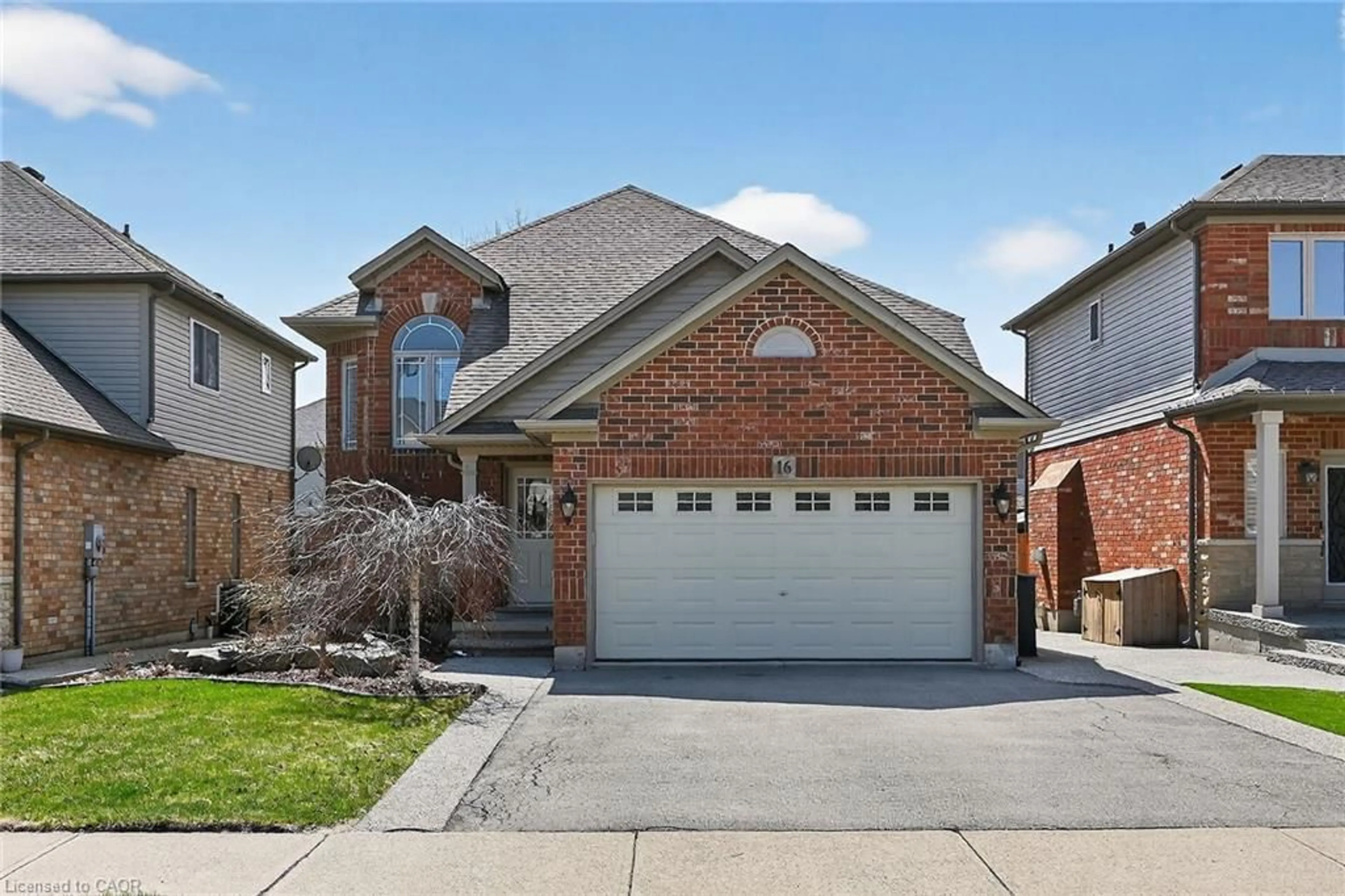 Home with brick exterior material, street for 16 Downing St, Binbrook Ontario L0R 1C0