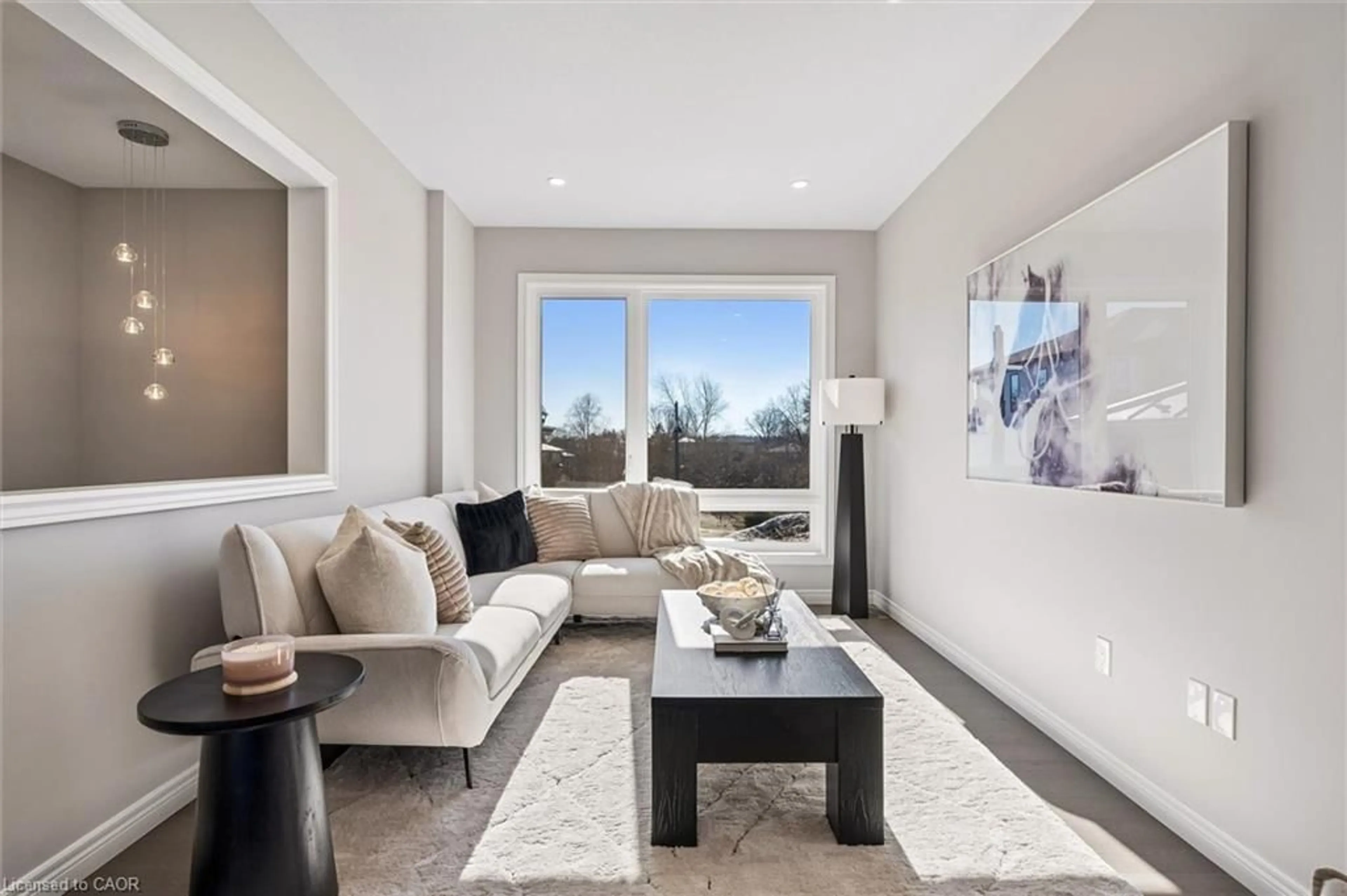 Living room with furniture, unknown for 23 Sora Lane, Guelph Ontario N1E 0T4