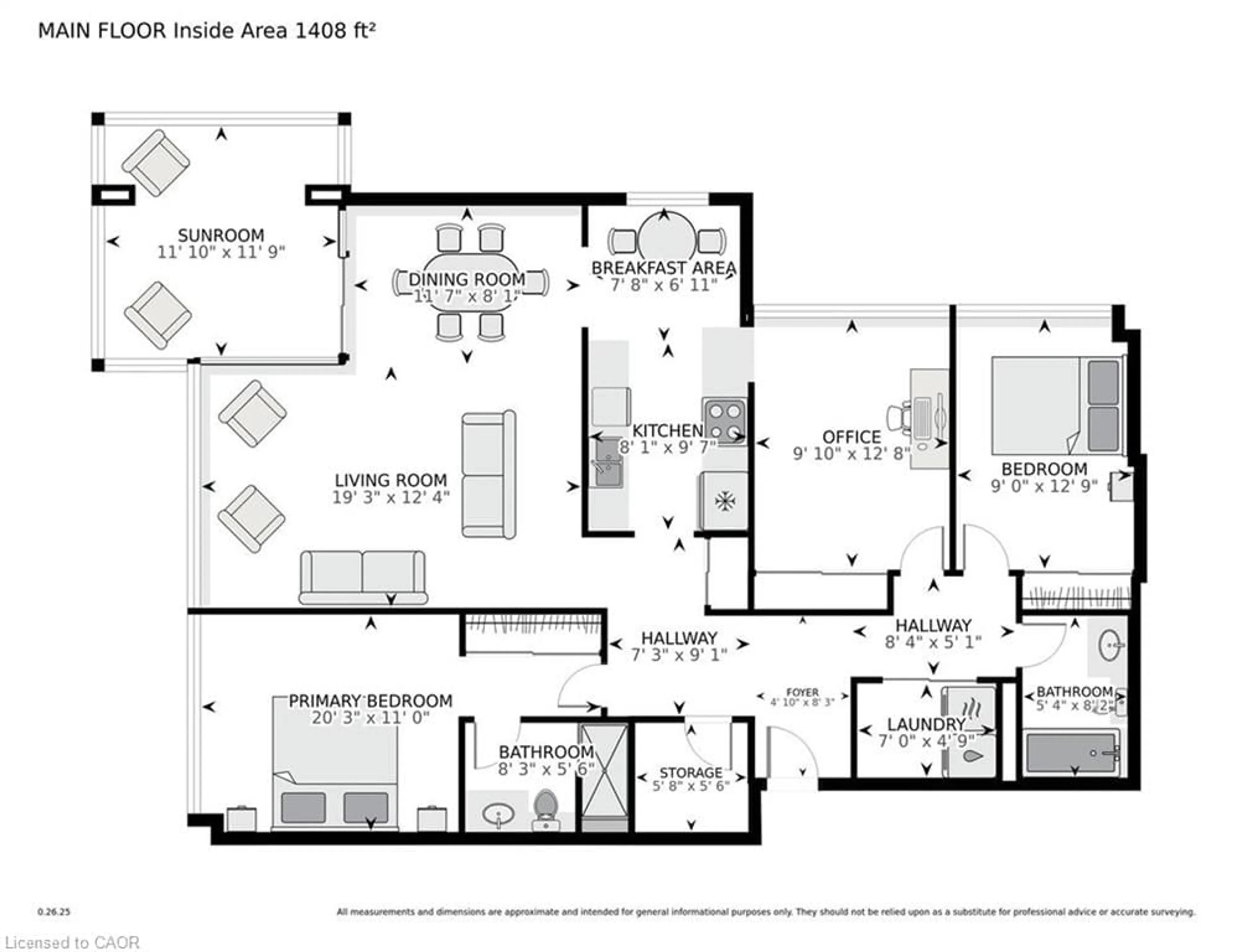Floor plan for 23 Woodlawn Rd #205, Guelph Ontario N1H 7G6