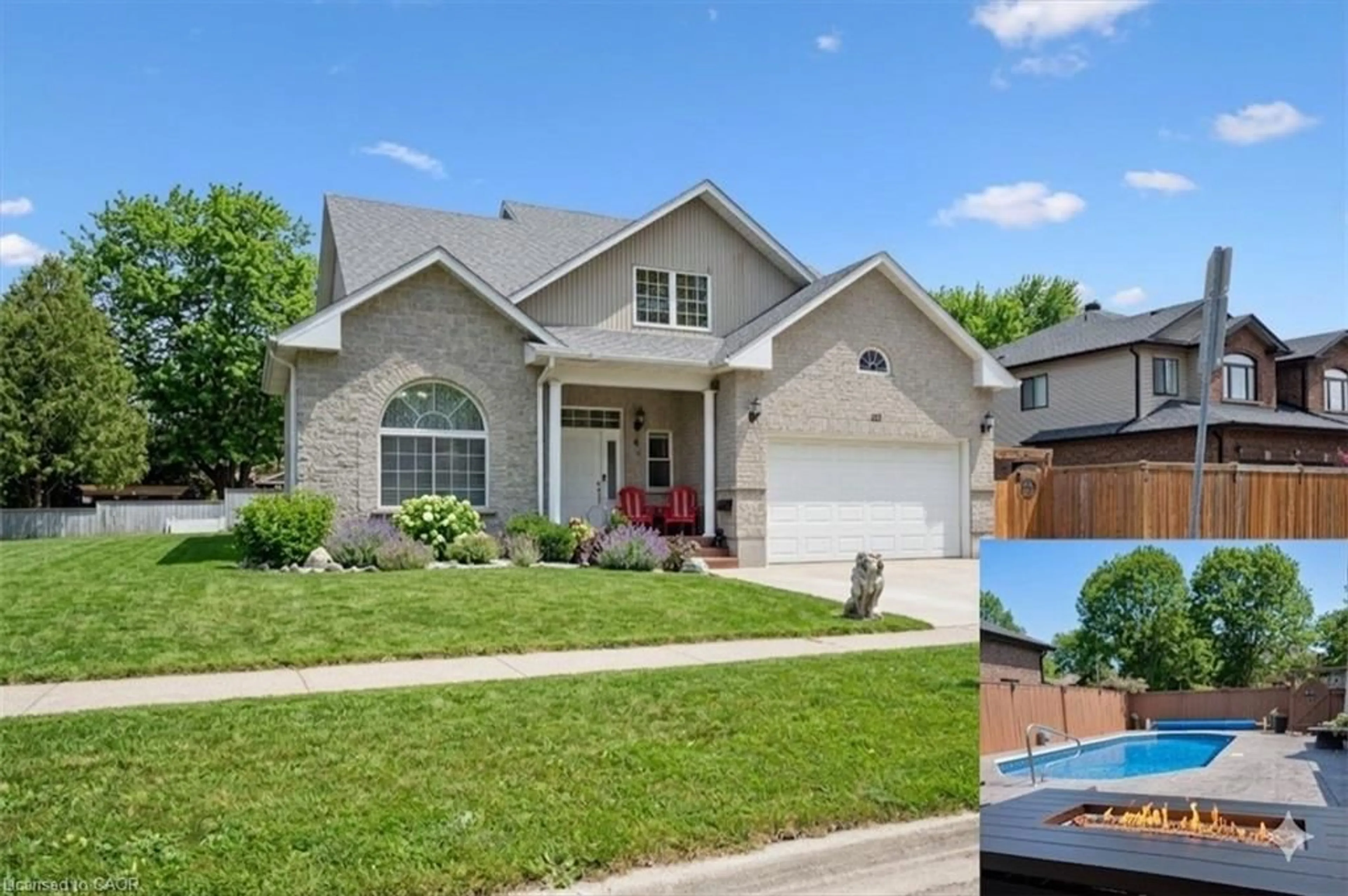 Home with brick exterior material, street for 122 Grand River Blvd, Kitchener Ontario N2A 4E3