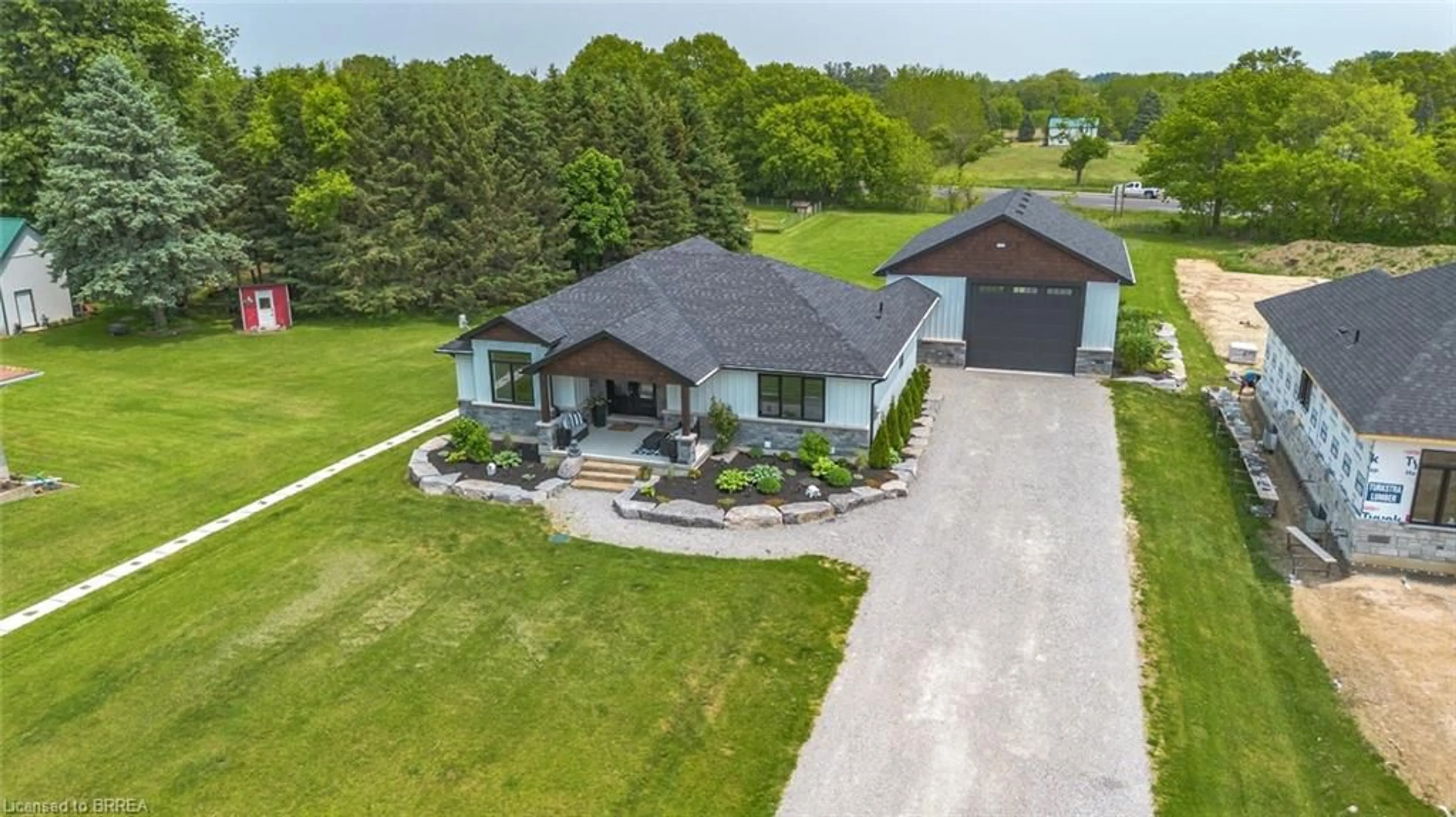 A pic from outside/outdoor area/front of a property/back of a property/a pic from drone, unknown for 6 Kings Lane, Scotland Ontario N0E 1R0