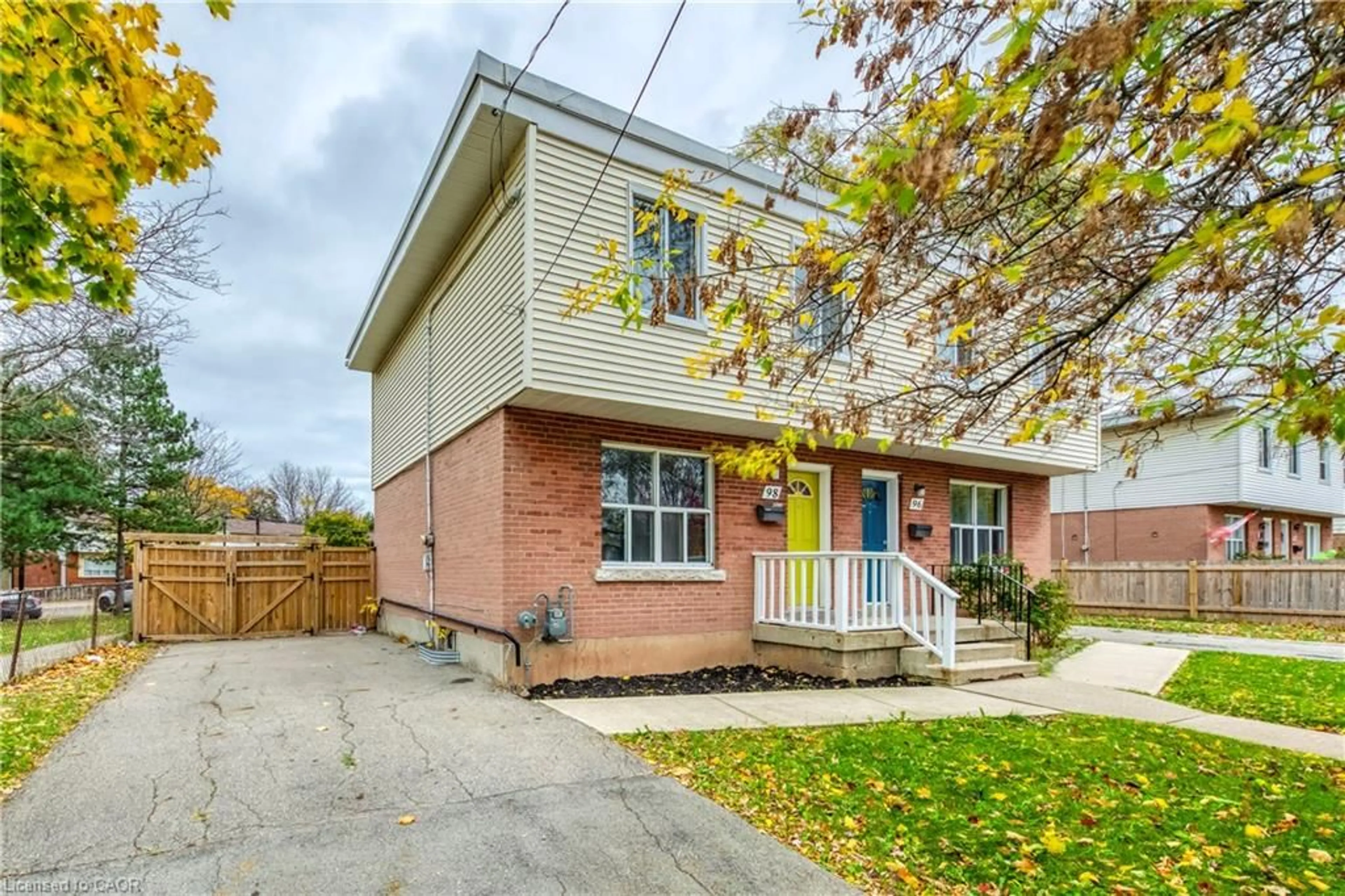 Home with brick exterior material, street for 98 Armstrong Ave, Hamilton Ontario L8H 1M5