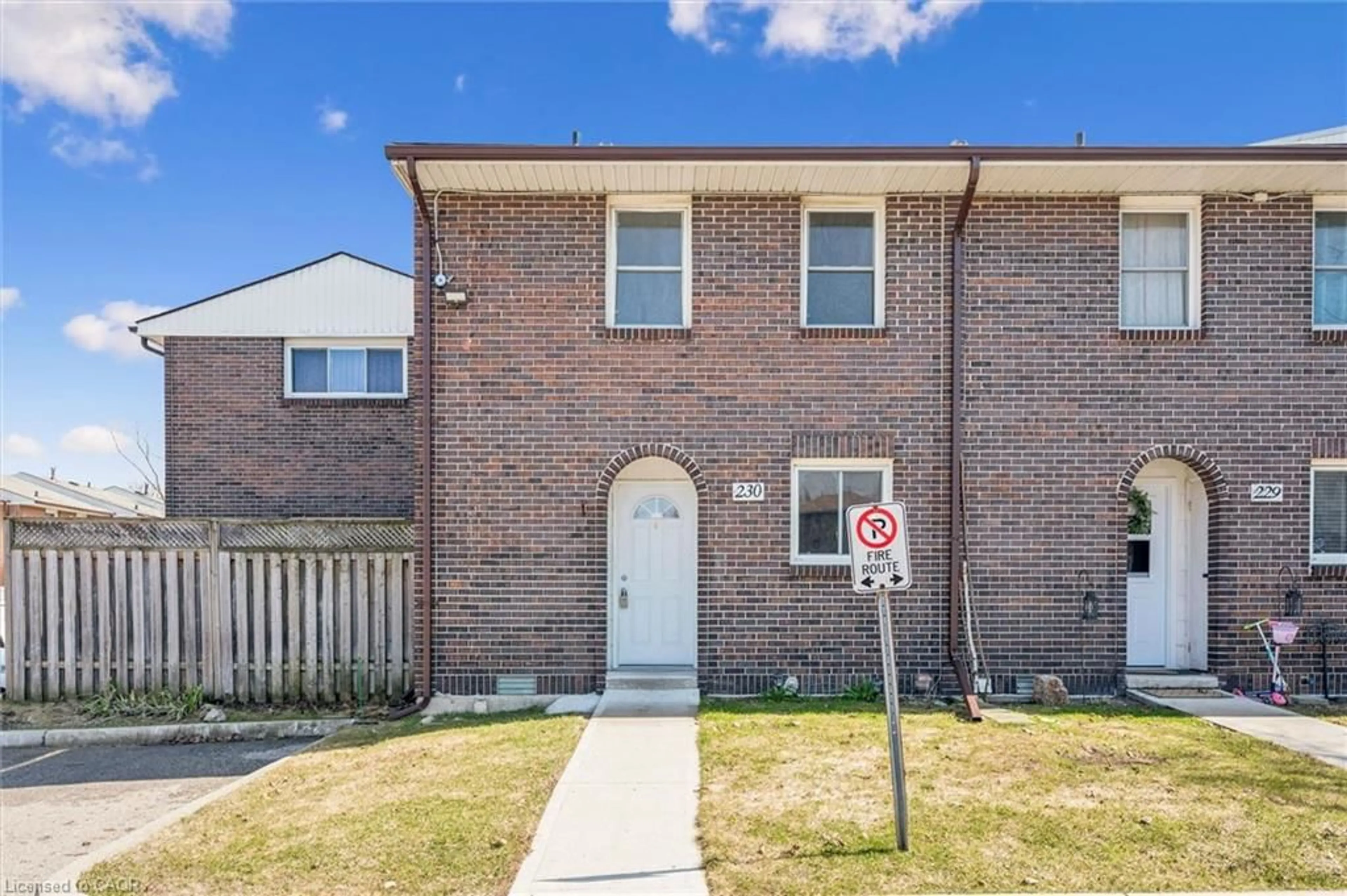 Home with brick exterior material, street for 31 Greengate Rd #230, Guelph Ontario N1H 6R3