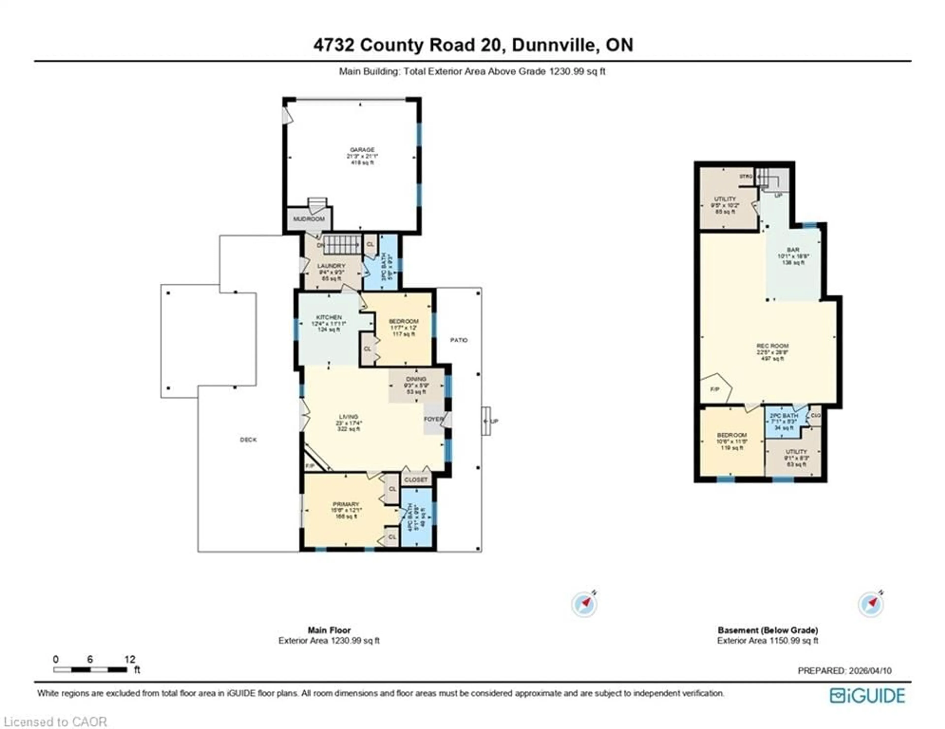 Floor plan for 4732 Haldimand Road 20, Dunnville Ontario N1A 2W3