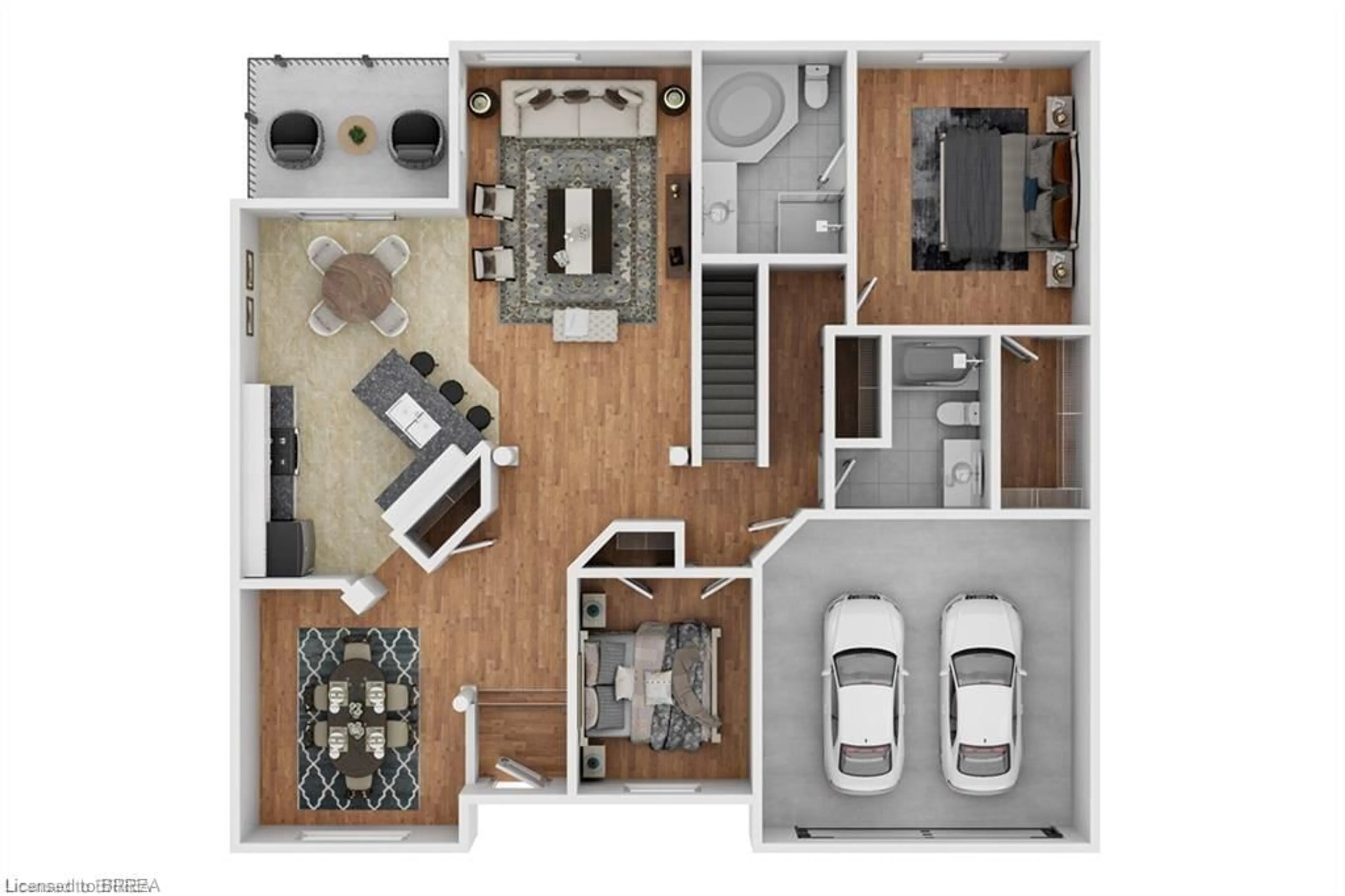 Floor plan for 26 Cobblestone Dr, Paris Ontario N3L 4G1