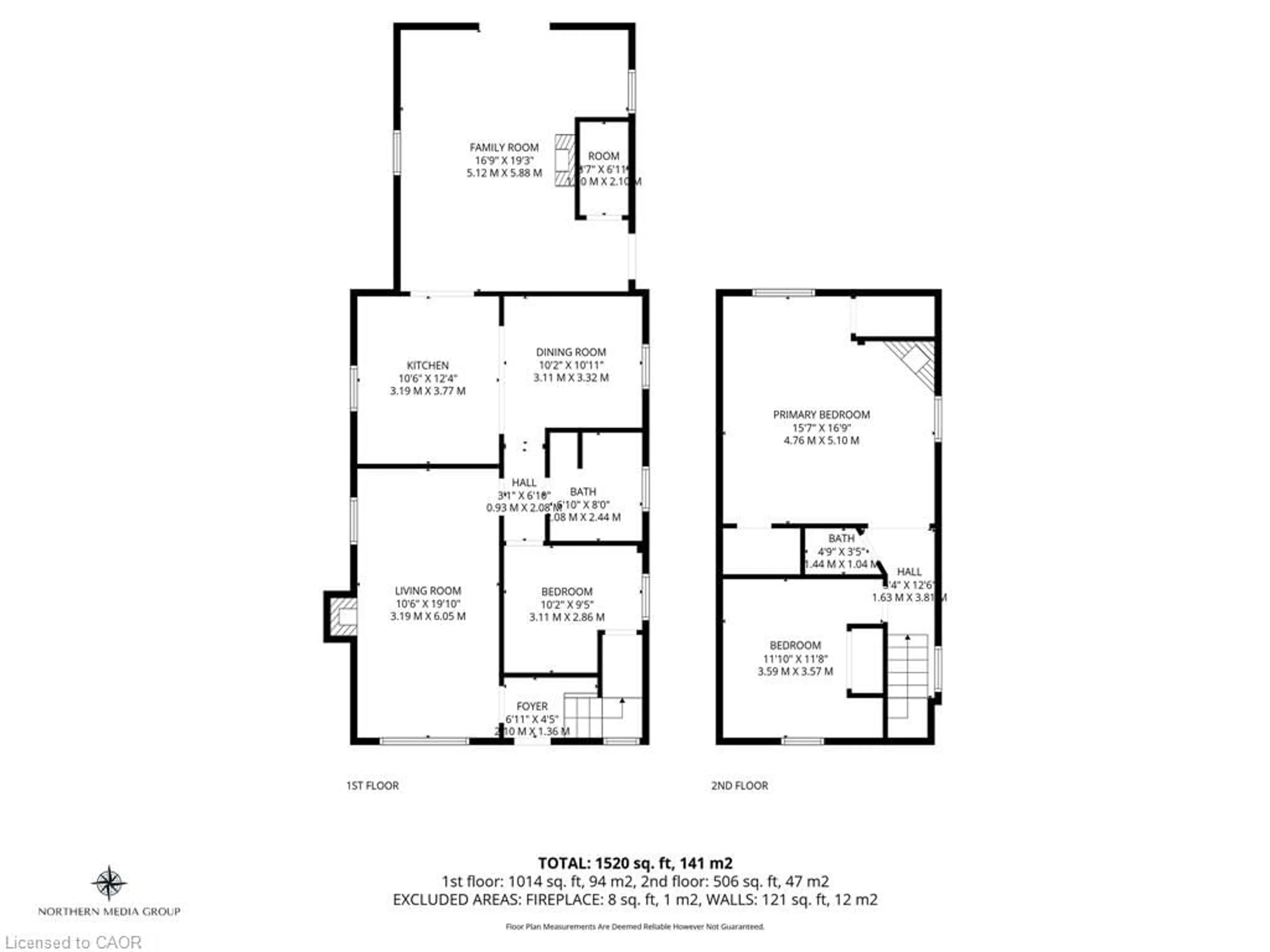 Floor plan for 143 Walter Ave, Hamilton Ontario L8K 3K8