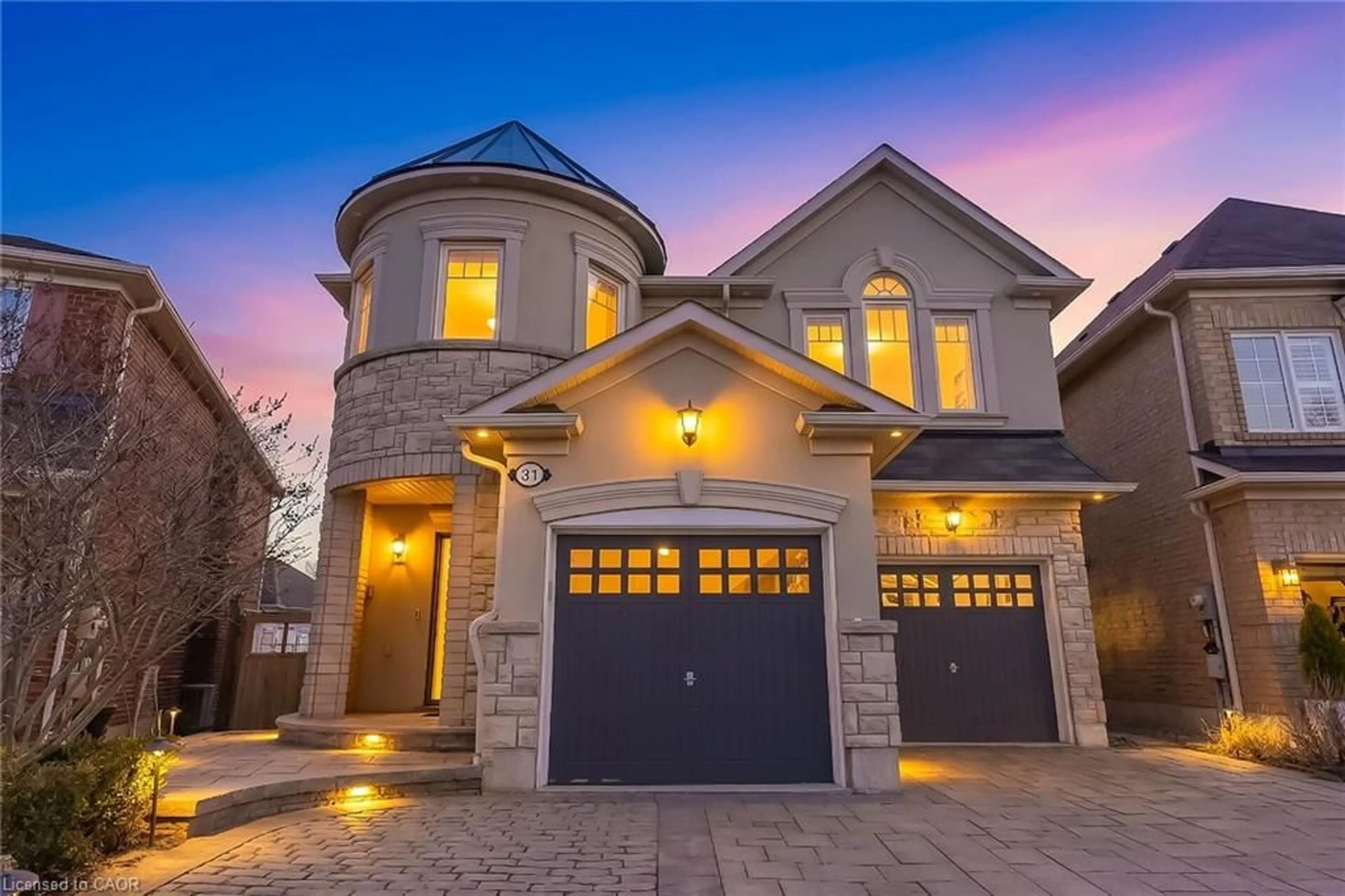 Home with brick exterior material, street for 31 Peer Crt, Ancaster Ontario L9K 0C5