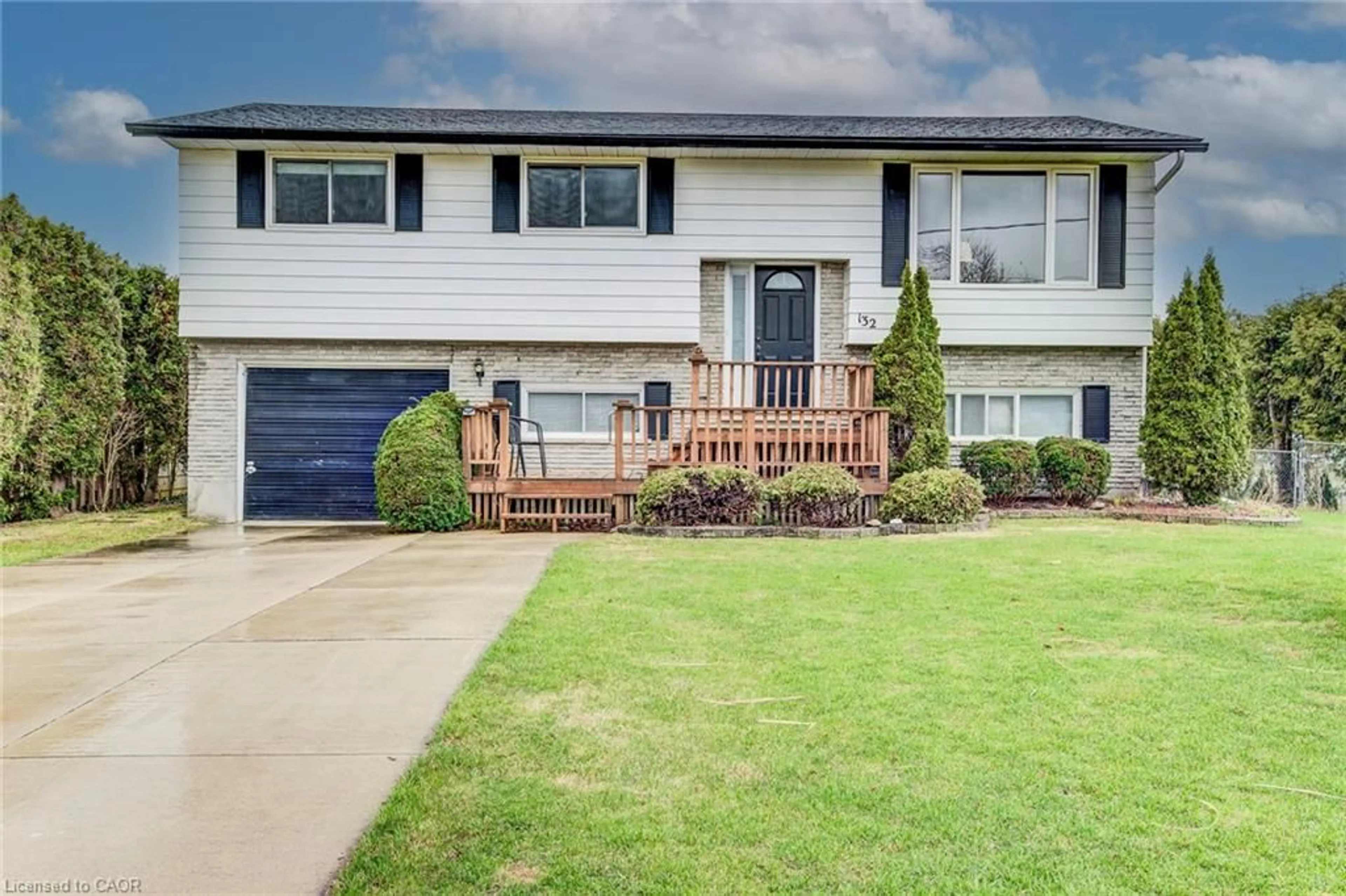 Home with vinyl exterior material, street for 132 Rudy Ave, Tavistock Ontario N0B 2R0