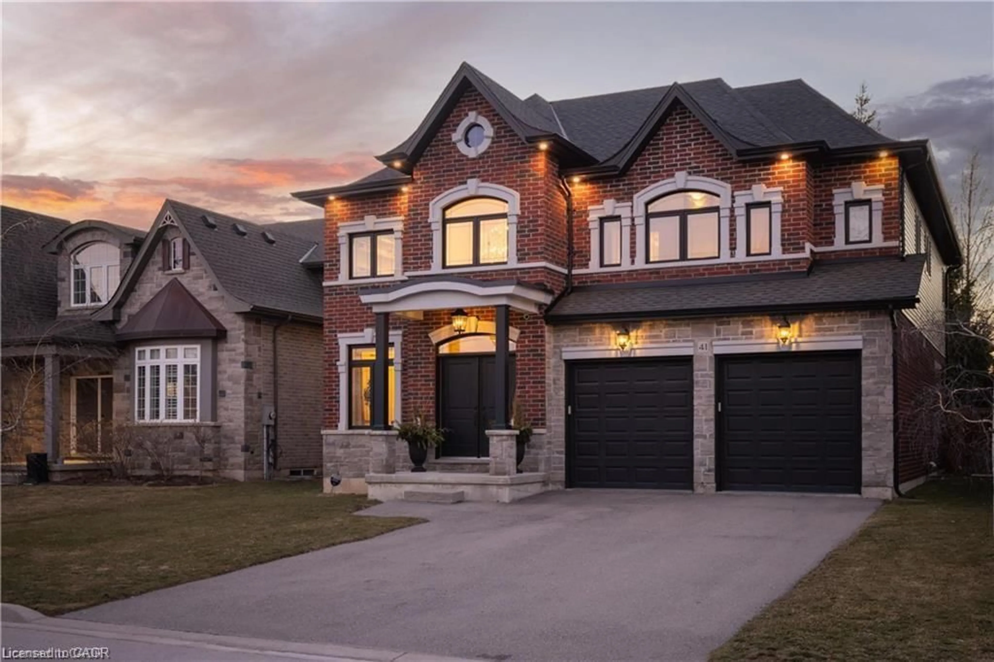 Home with brick exterior material, street for 41 Creanona Blvd, Stoney Creek Ontario L8E 5G2