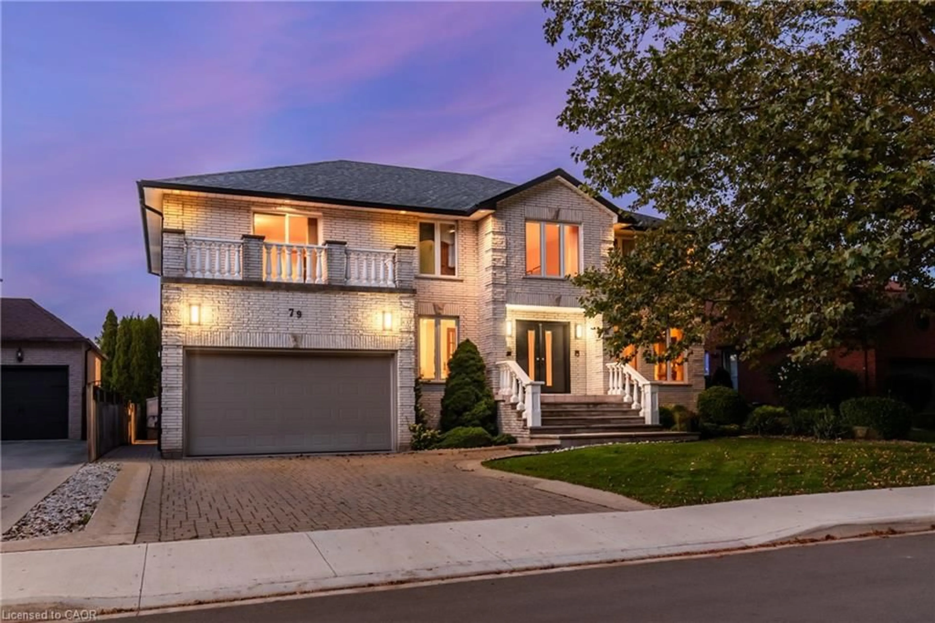 Home with brick exterior material, street for 79 Maple Dr, Hamilton Ontario L8G 3C6