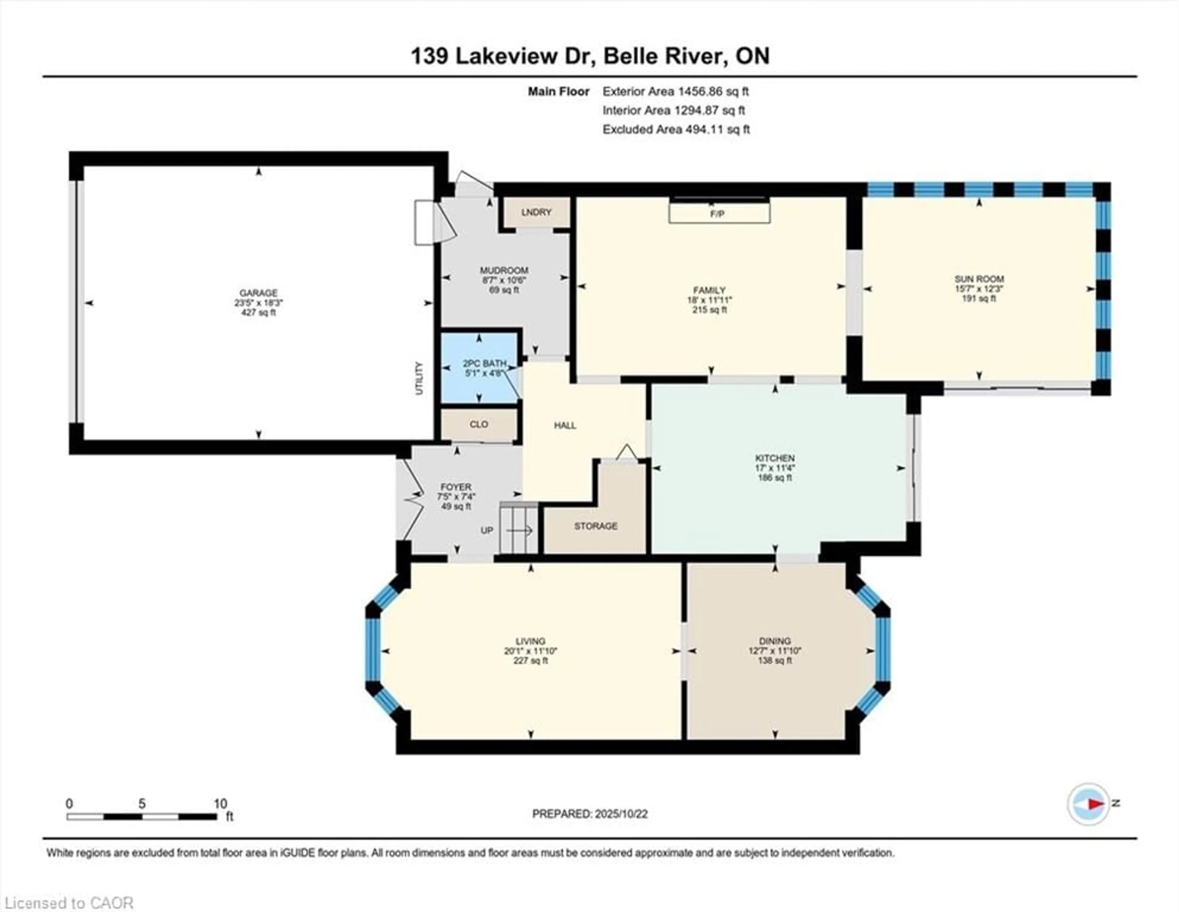 Floor plan for 139 Lakeview Dr, Belle River Ontario N0R 1A0