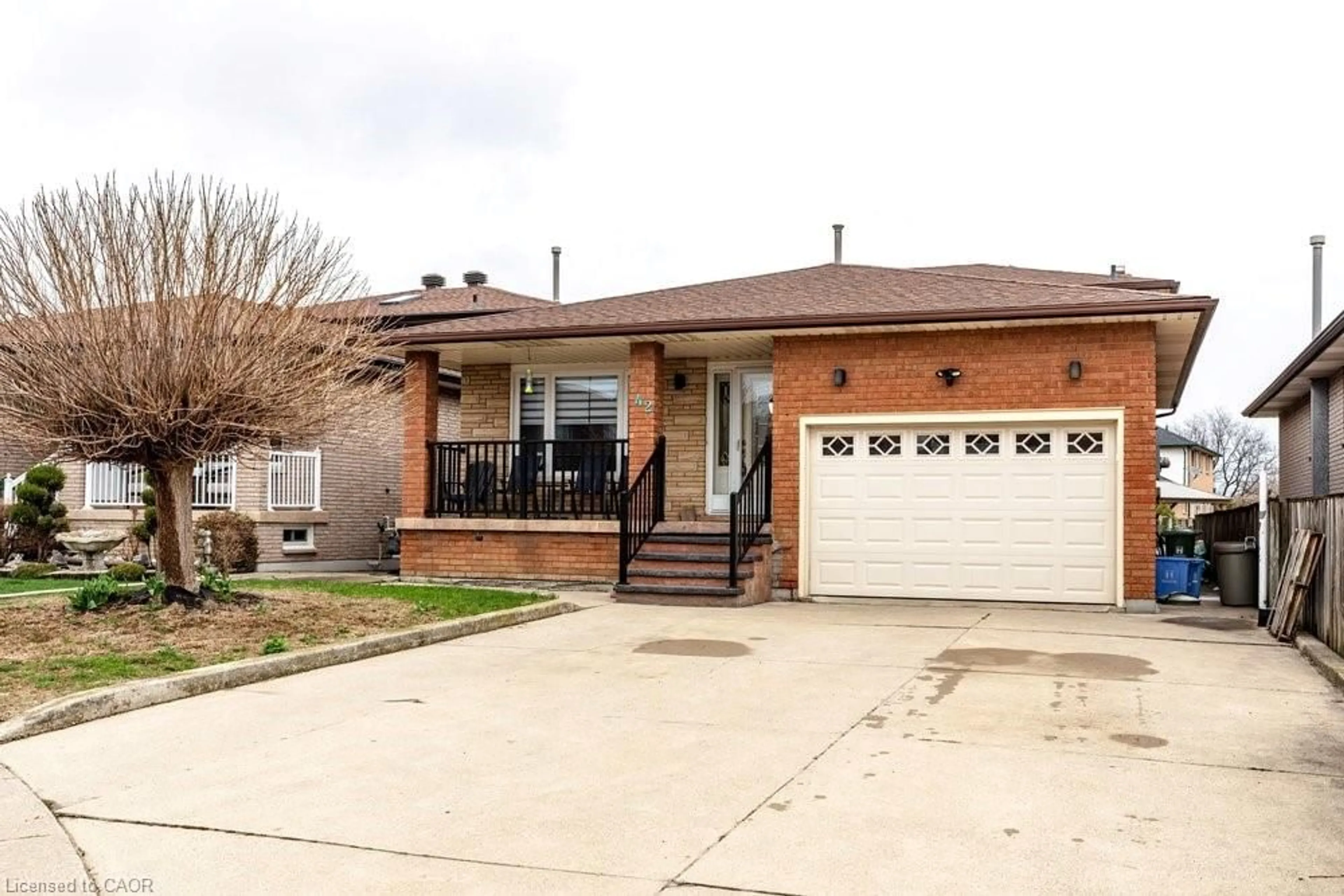 Home with brick exterior material, street for 42 Lasila Crt, Hamilton Ontario L9C 7B6