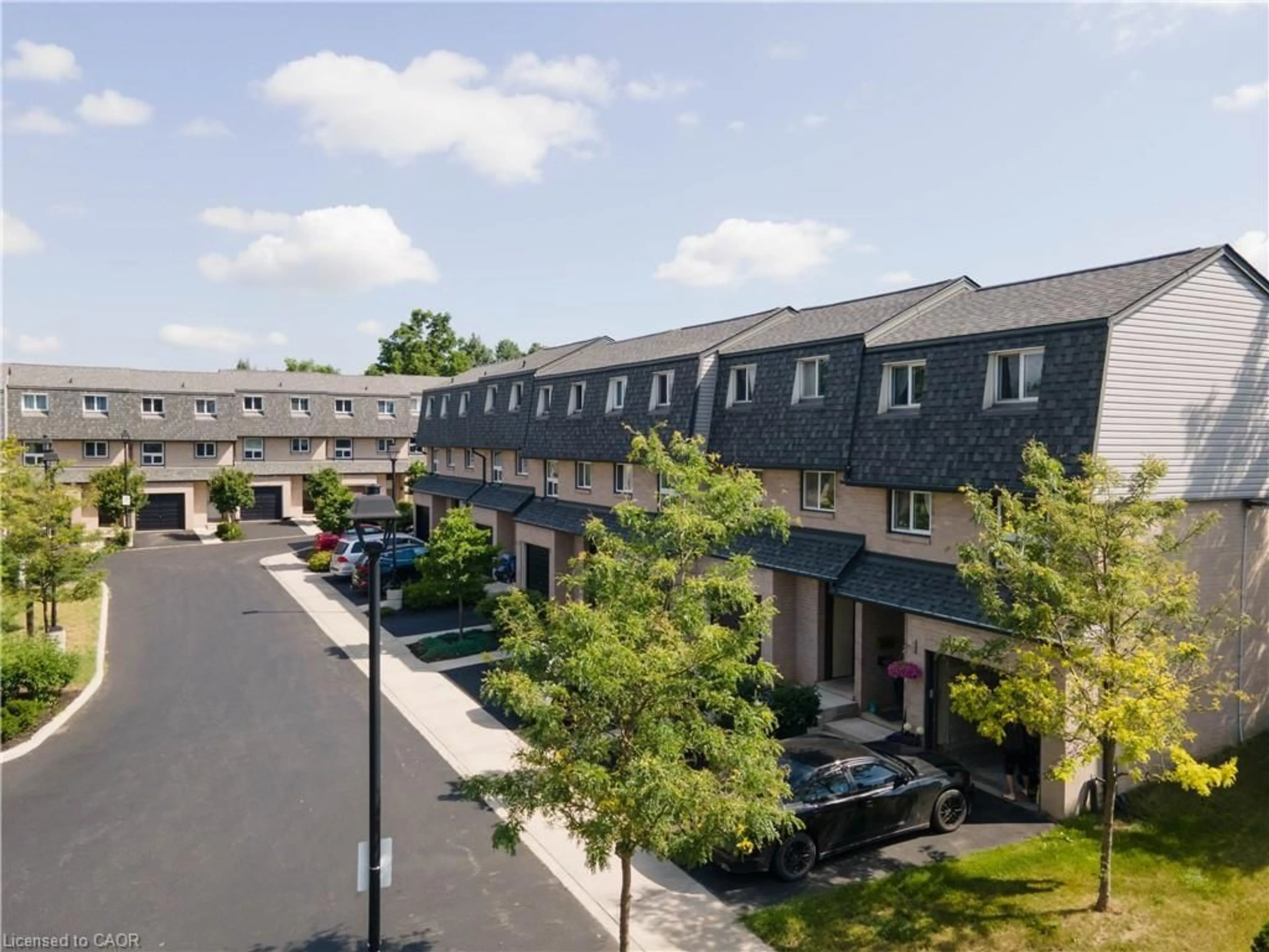 A pic from outside/outdoor area/front of a property/back of a property/a pic from drone, street for 138 Blackhorne Dr #7, Kitchener Ontario N2E 1Z3