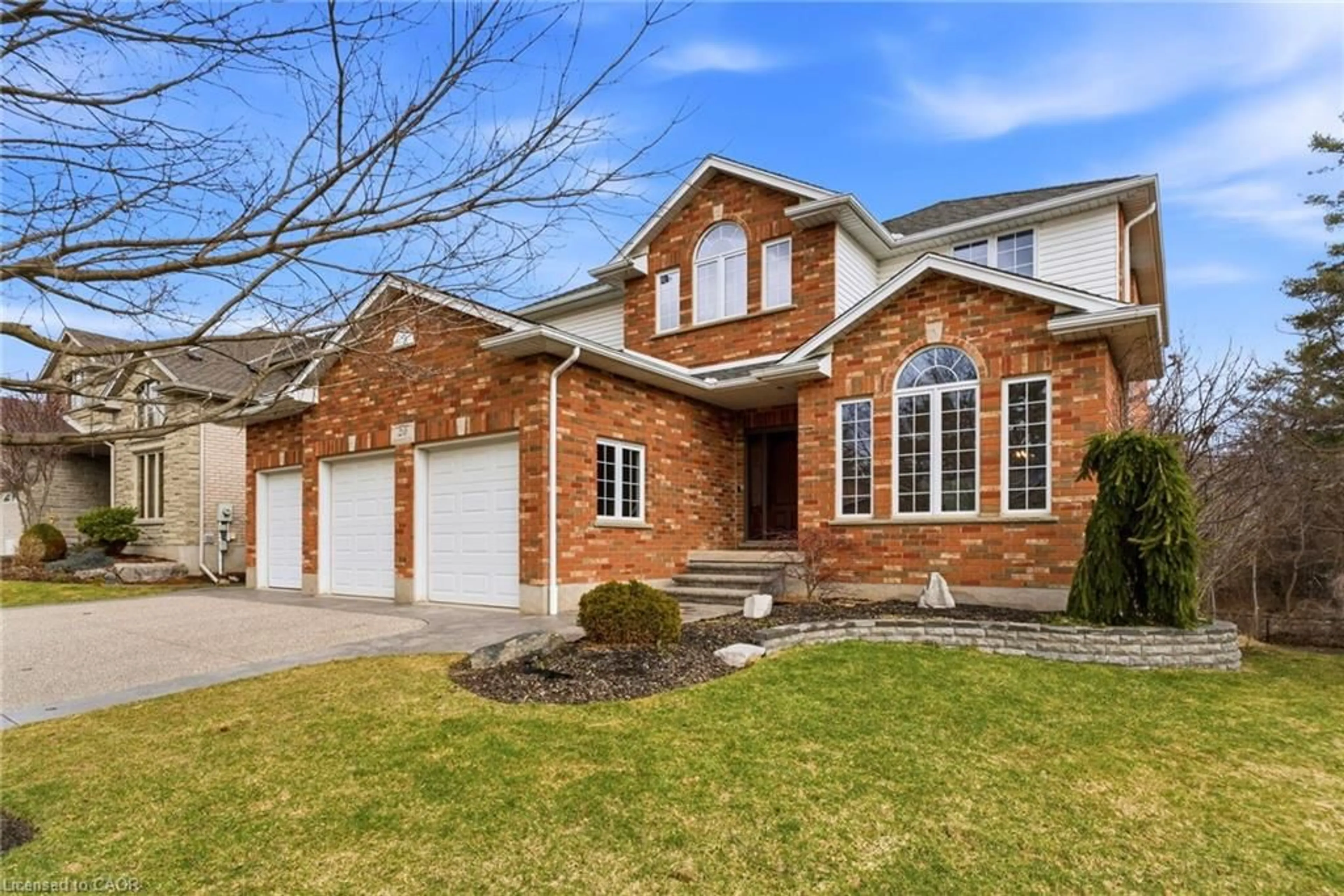 Home with brick exterior material, street for 20 Cottonwood Cres, Cambridge Ontario N1T 2A7
