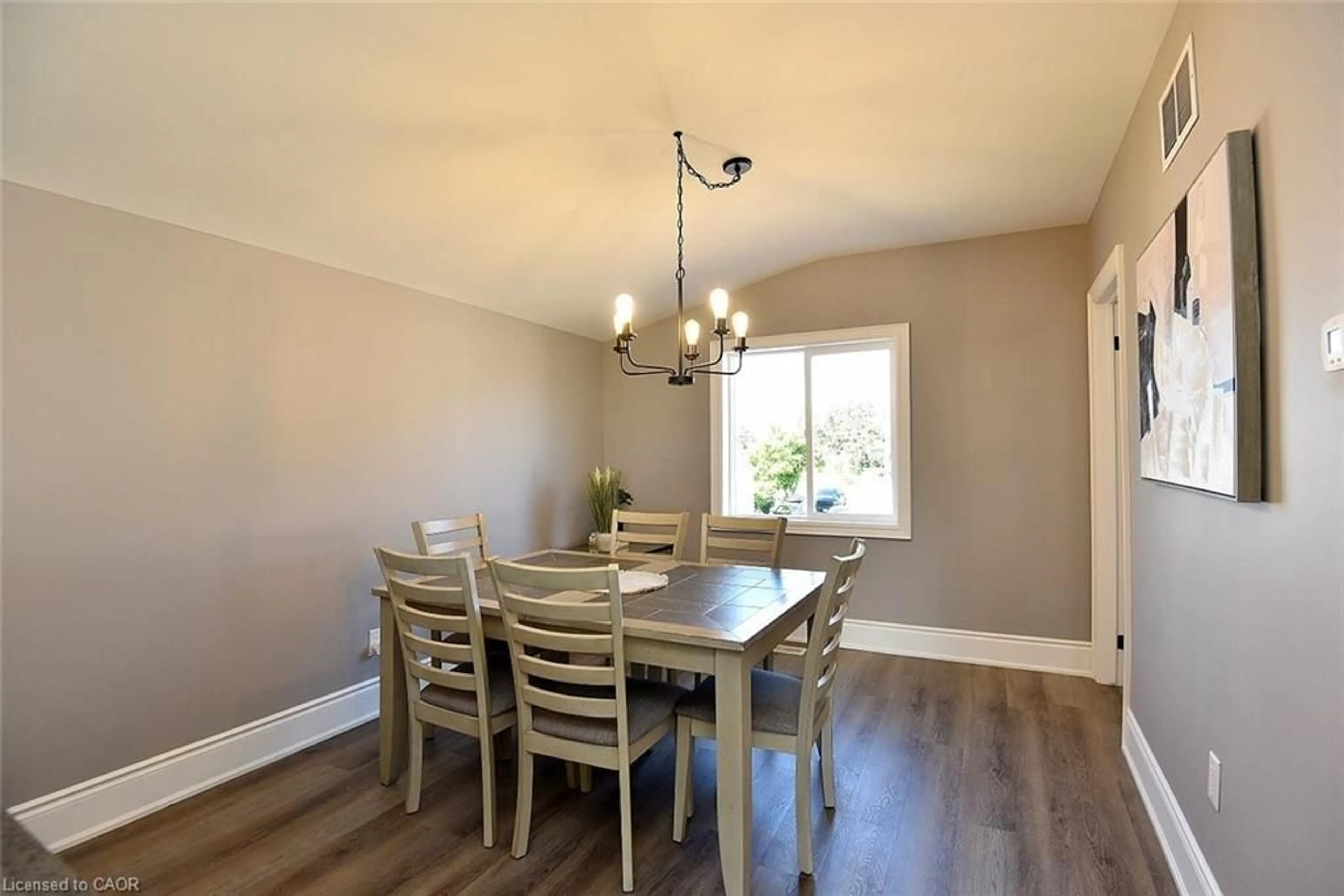 Dining room, wood/laminate floor for 796 Highway 6, Haldimand County Ontario N3W 1M8