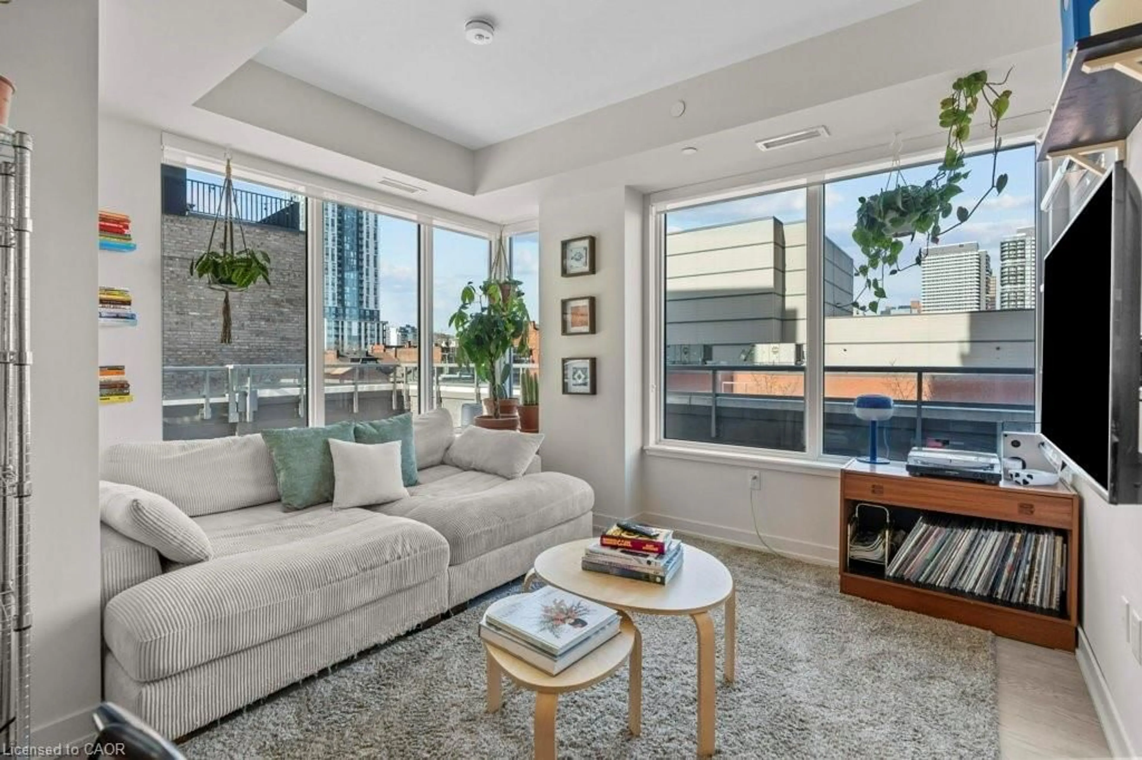 Living room with furniture, unknown for 212 King William St #415, Hamilton Ontario L8N 1B5