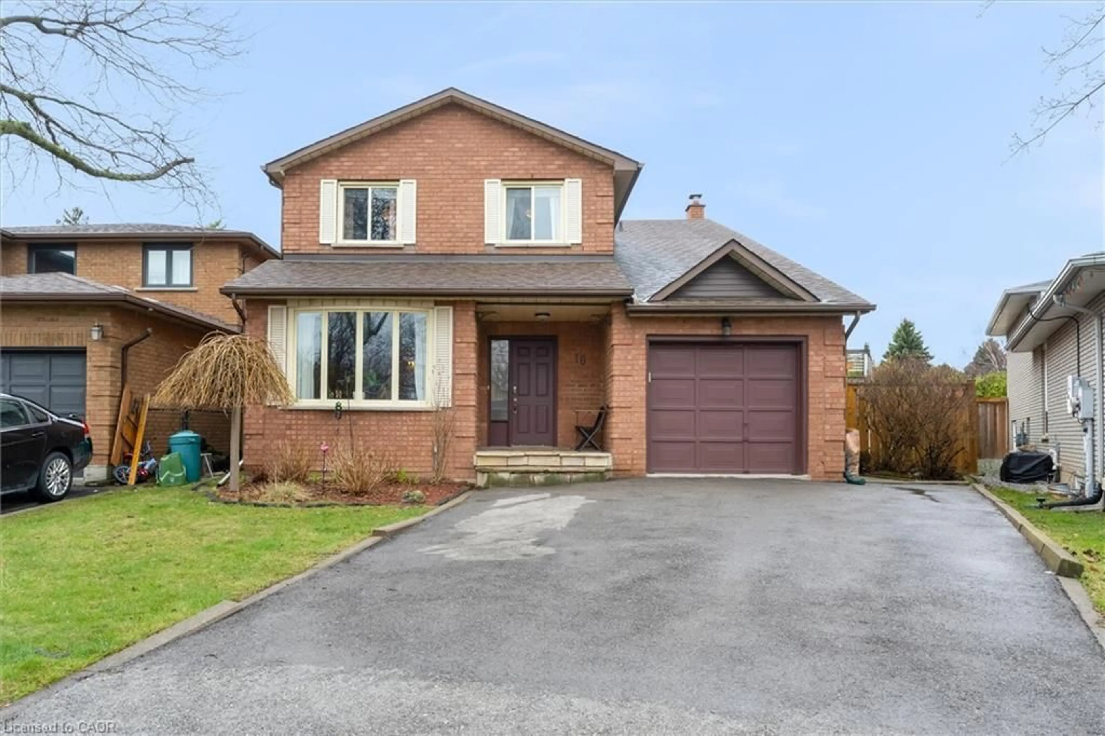 Home with brick exterior material, street for 16 Homeland Ave, Stoney Creek Ontario L8E 4X2