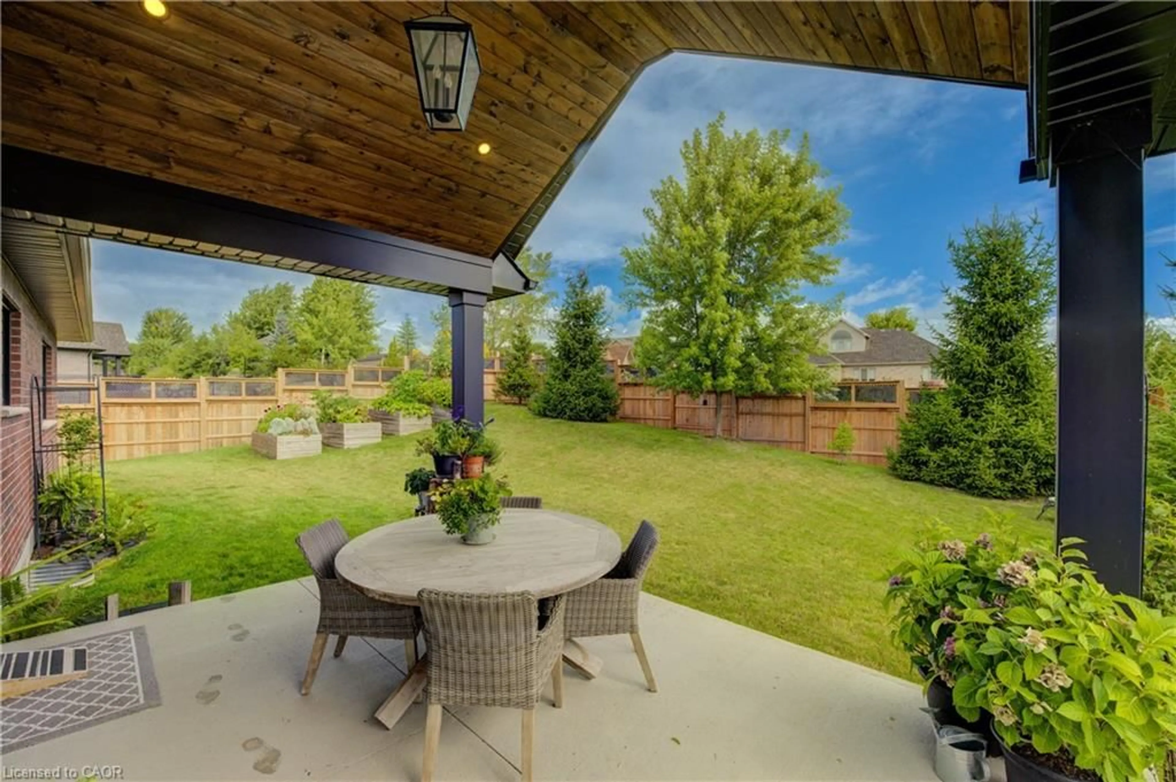 Patio, water/lake/river/ocean view for 58 Carriage Cross, Drayton Ontario N0G 1P0