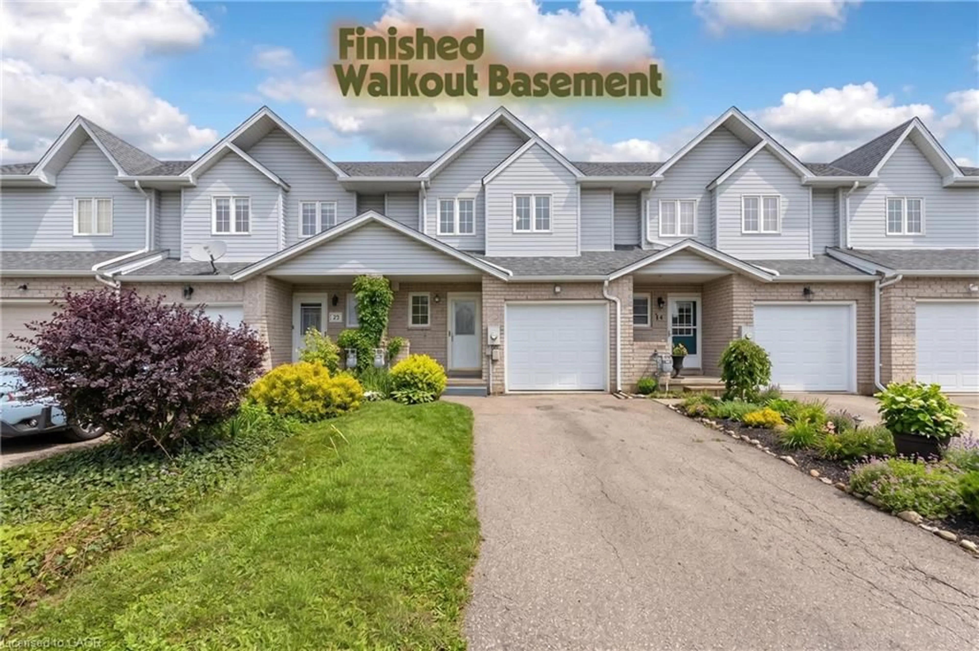 Home with vinyl exterior material, street for 22 Golden Terrace Crt, Kitchener Ontario N2N 3L2