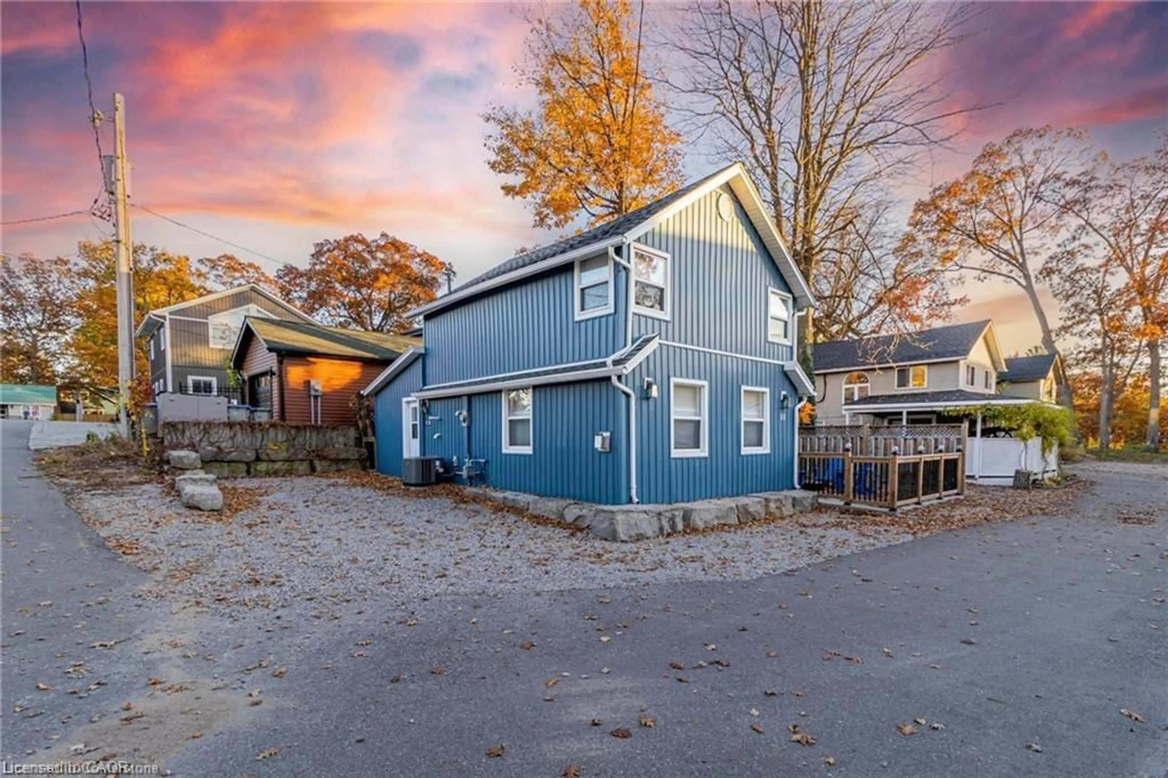 A pic from outside/outdoor area/front of a property/back of a property/a pic from drone, street for 11 Dietrich Cres, Grand Bend Ontario N0M 1T0